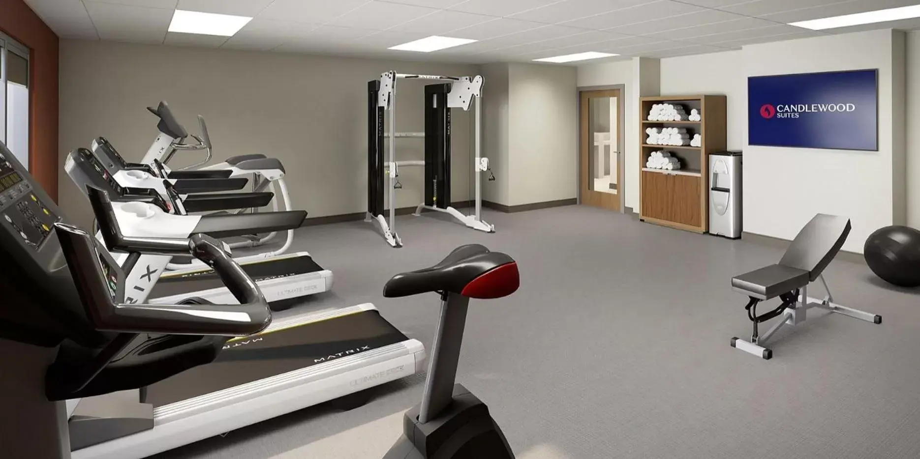 Fitness centre/facilities, Fitness Center/Facilities in Candlewood Suites - Corpus Christi - Portland, an IHG Hotel
