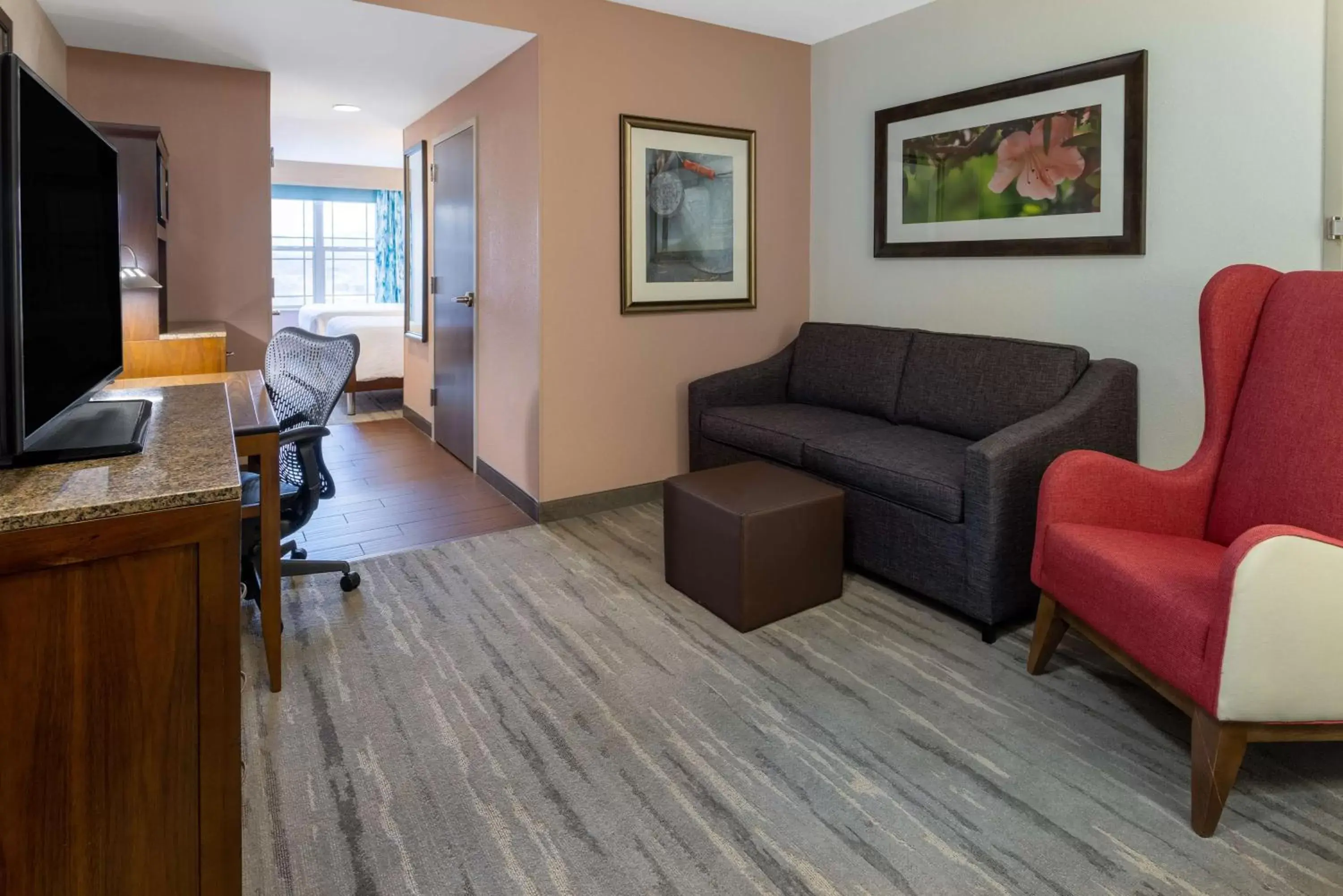 Bedroom, Seating Area in Hilton Garden Inn Roanoke