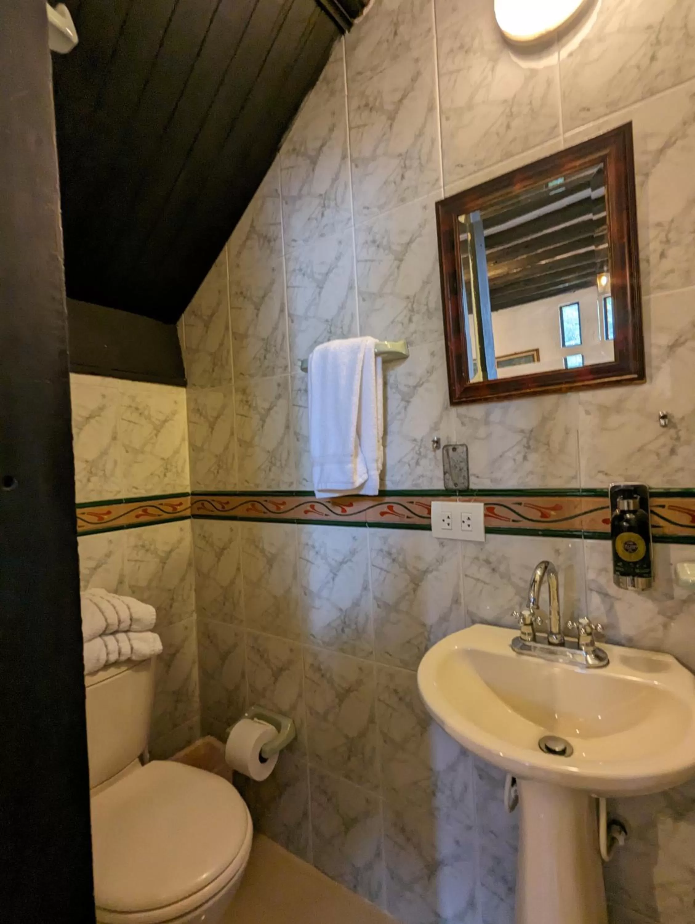 Bathroom in Posada Cafe La Huerta