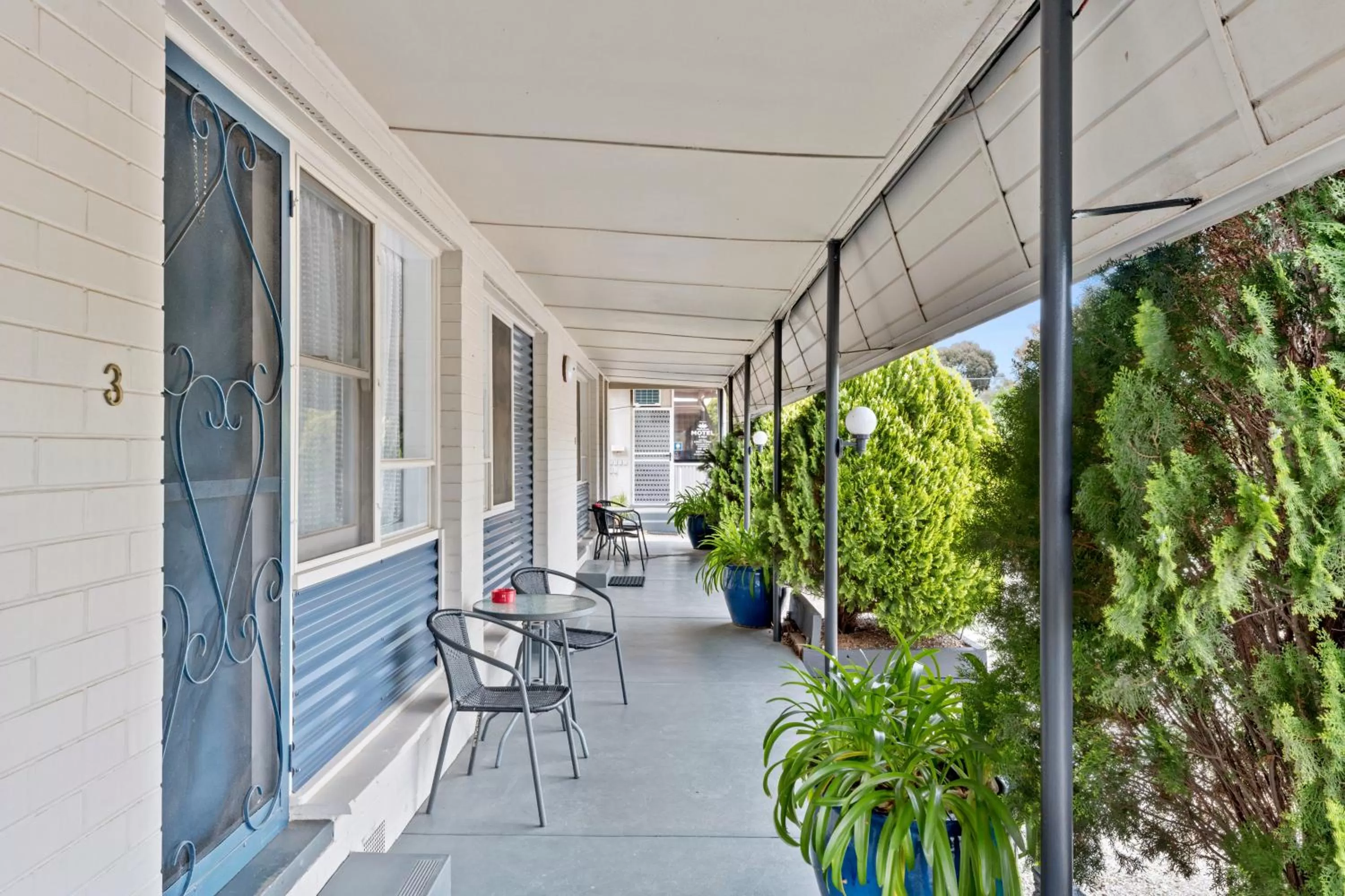 Balcony/Terrace in Wattle Grove Motel Maryborough
