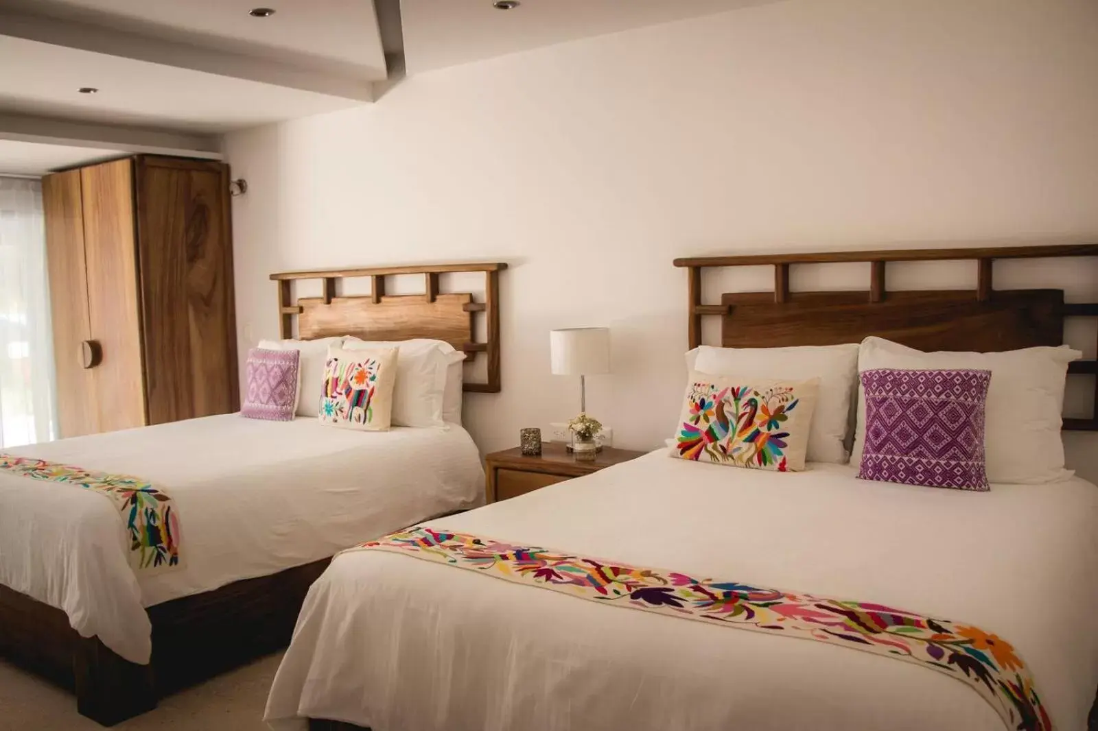 Bed in El Paraiso Hotel Tulum