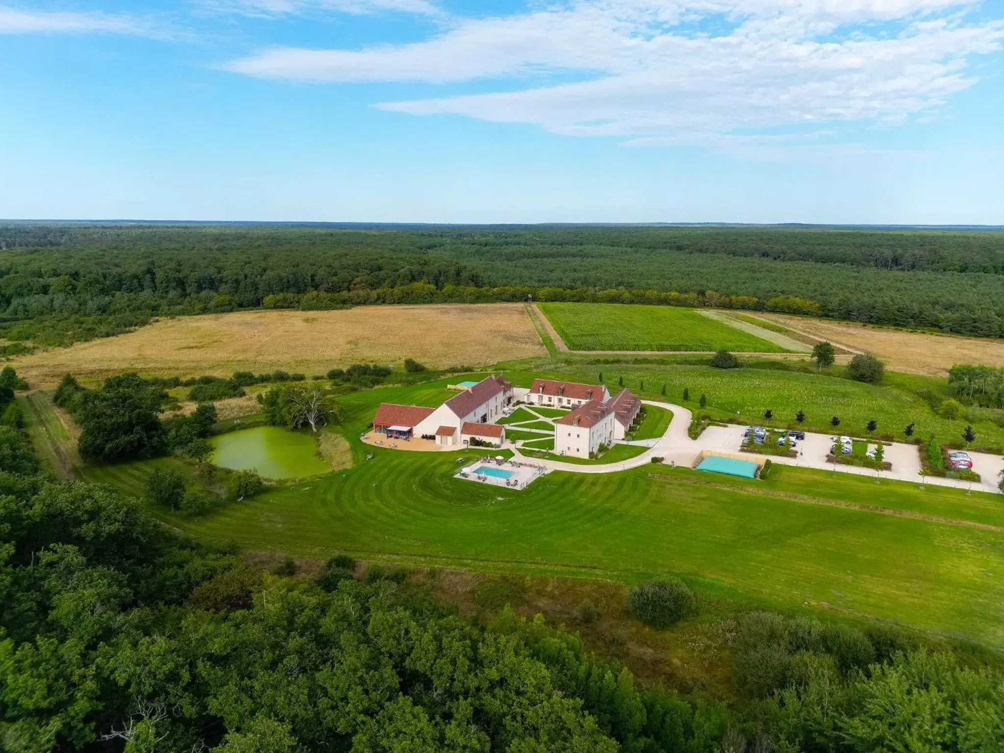 Natural landscape, Bird's-eye View in Le Prieuré de Boulogne