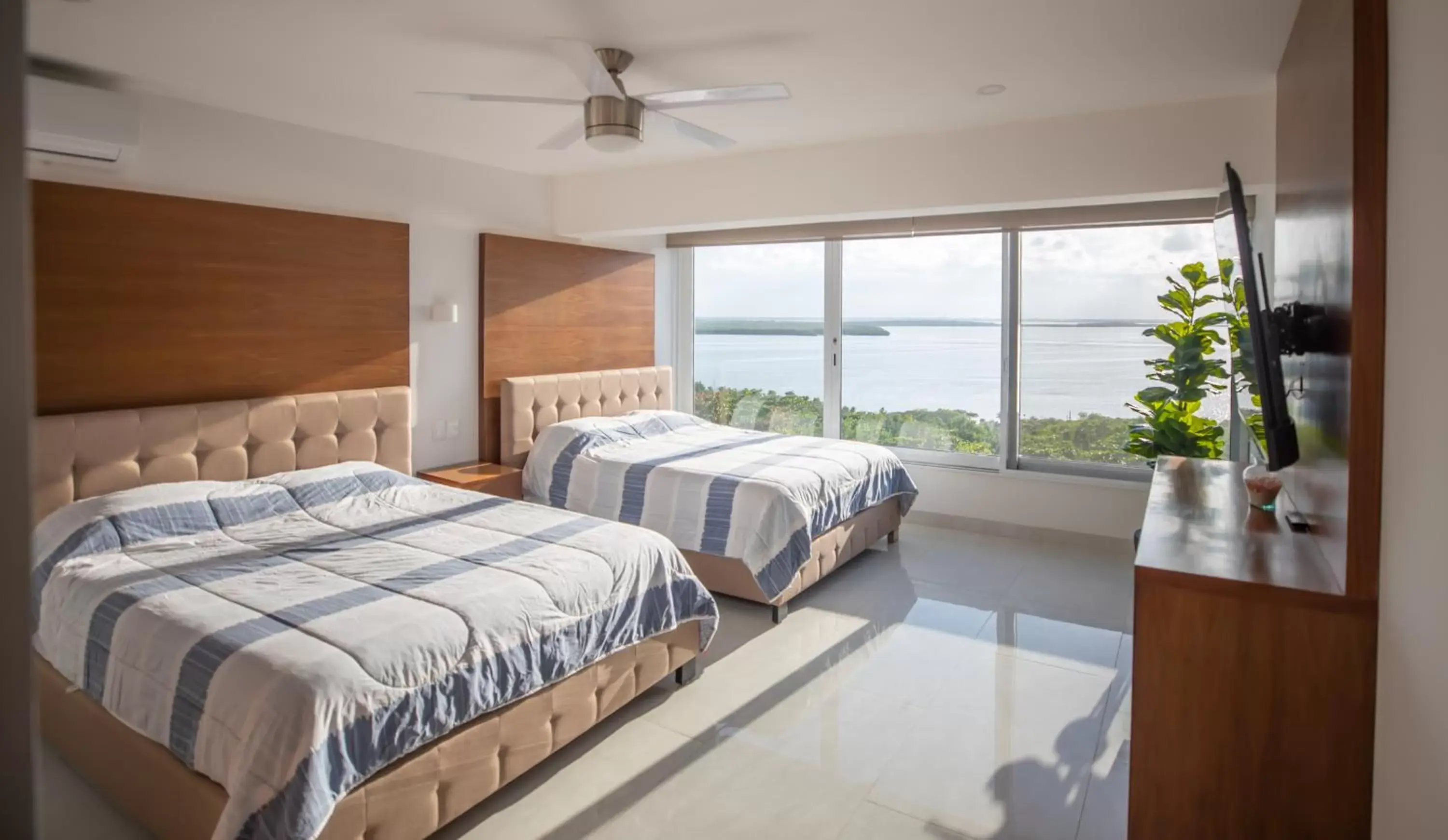 Bedroom in Beachfront Penthouses by LivIN Cancun