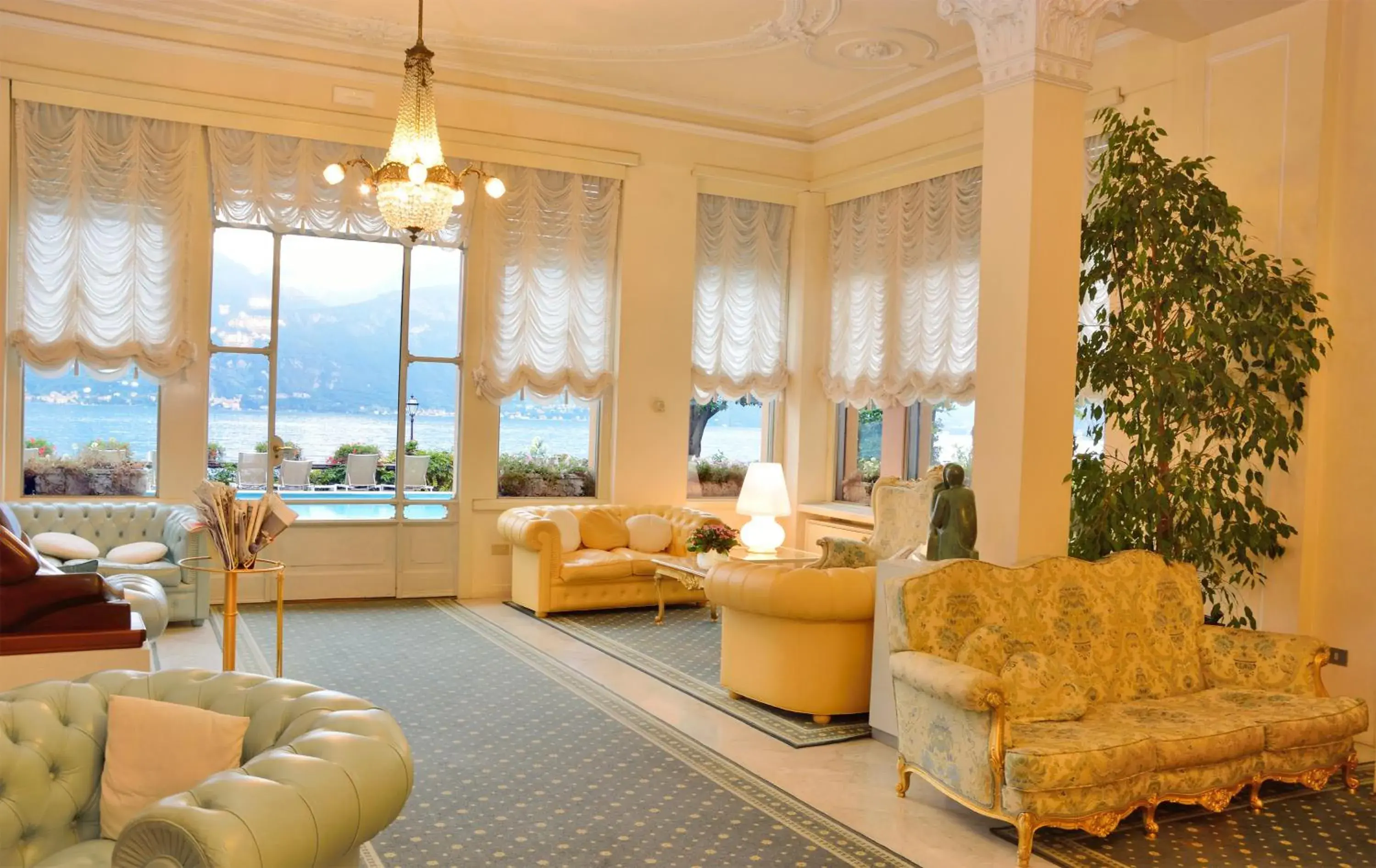 Seating Area in Grand Hotel Menaggio