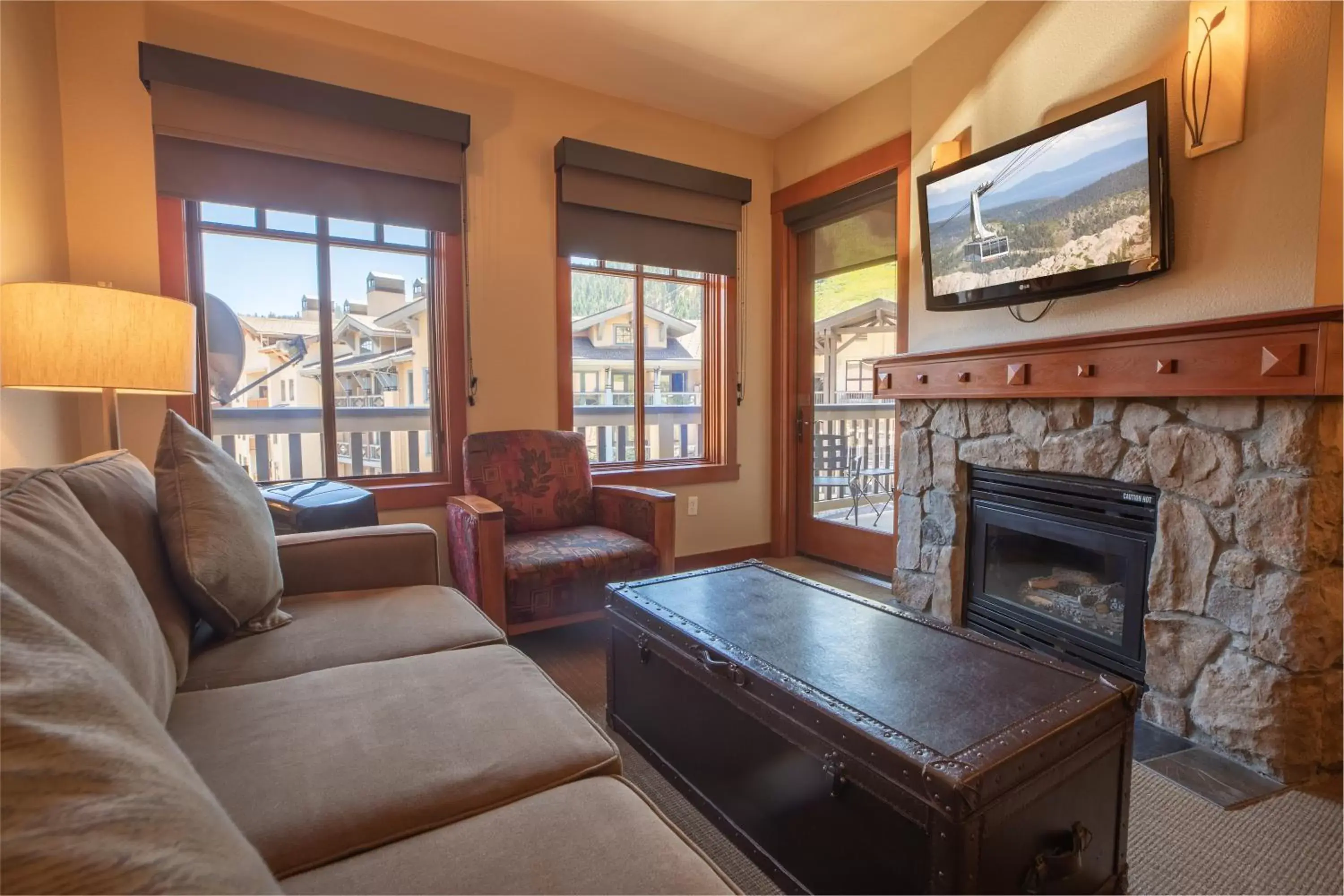 Seating Area in The Village at Palisades Tahoe