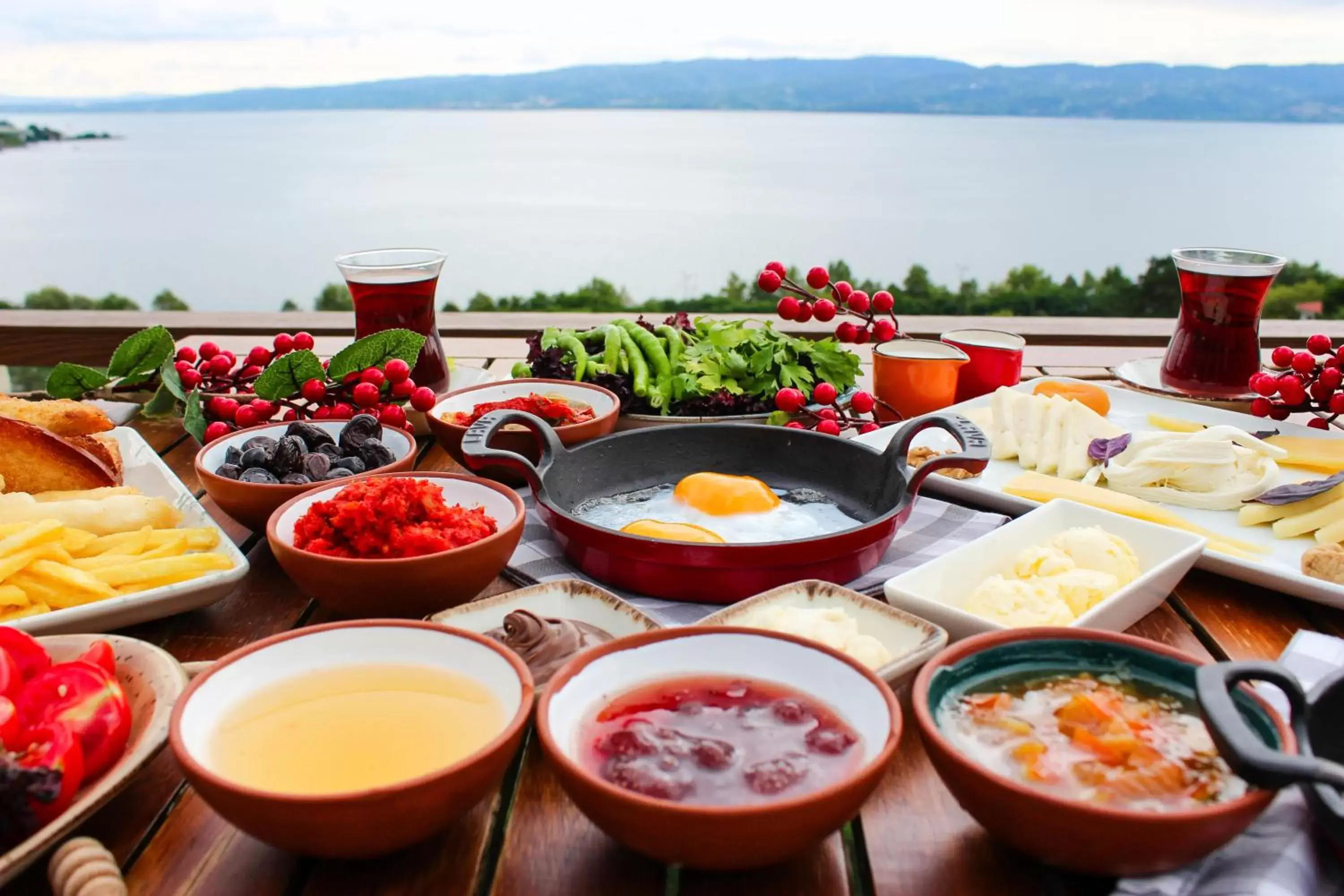 Food close-up in Sapanca Villa Suite Boutique Hotel