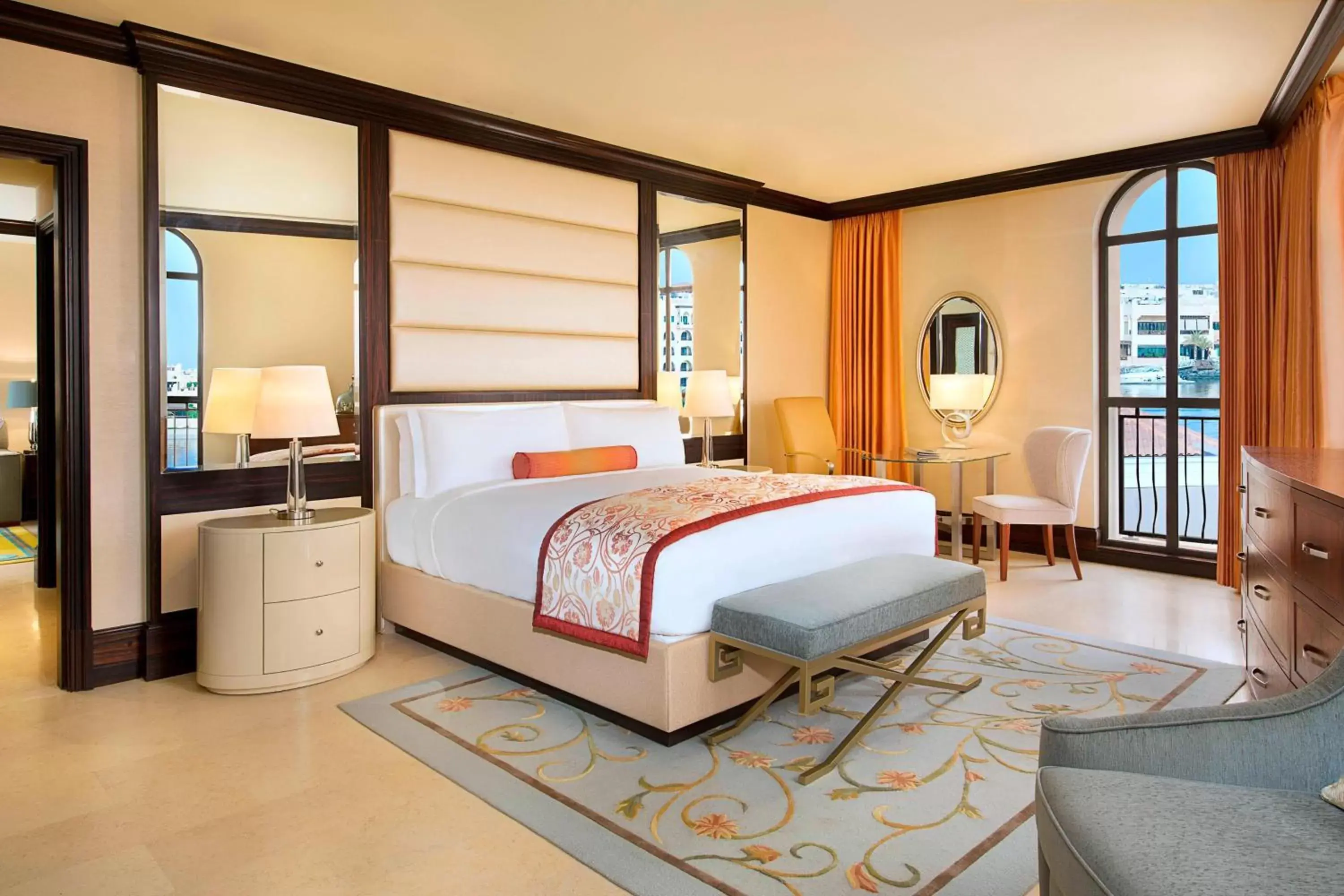 Bedroom, Bed in The Ritz-Carlton Abu Dhabi, Grand Canal