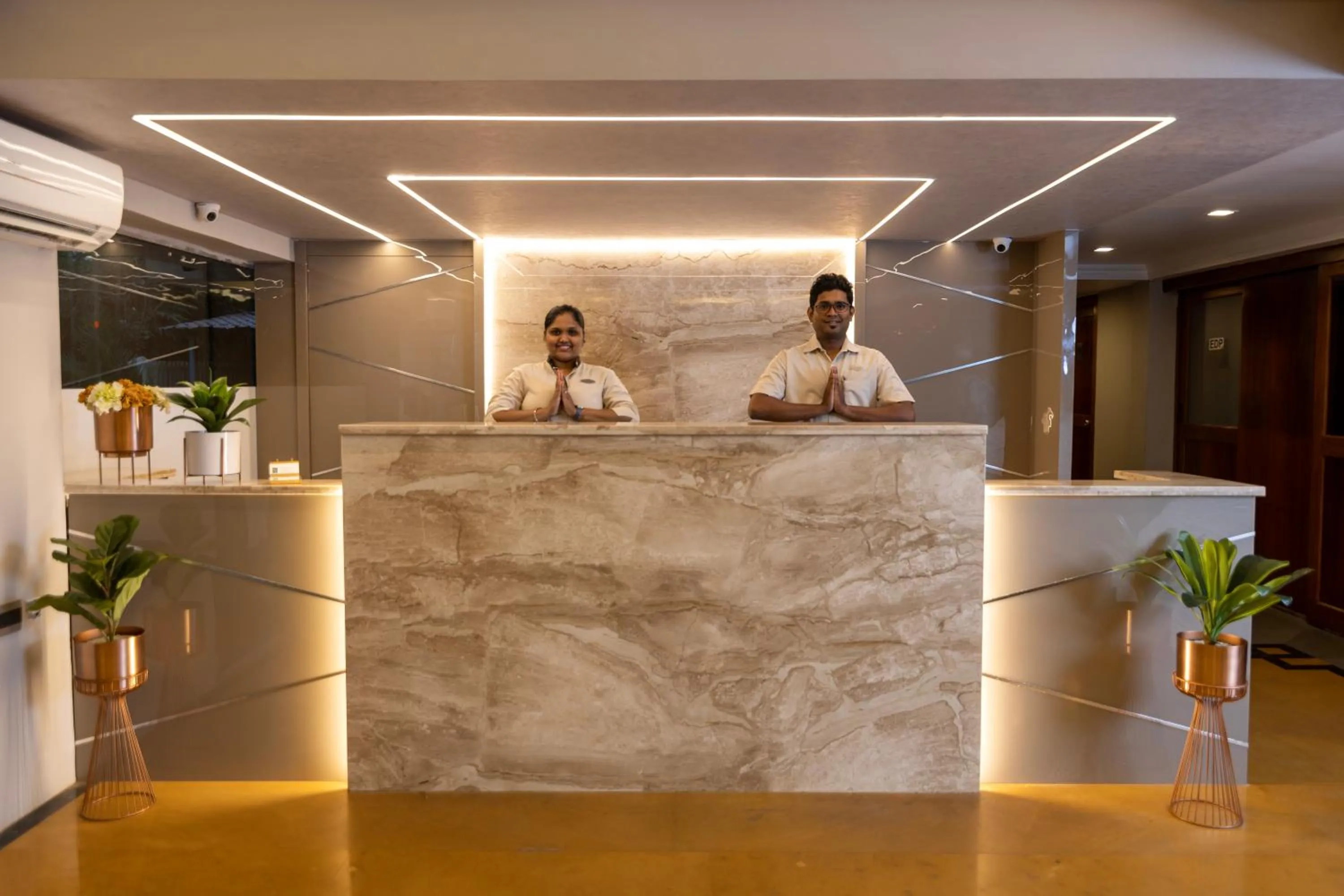 Staff in Clarion Hotel Ocean Palms Goa