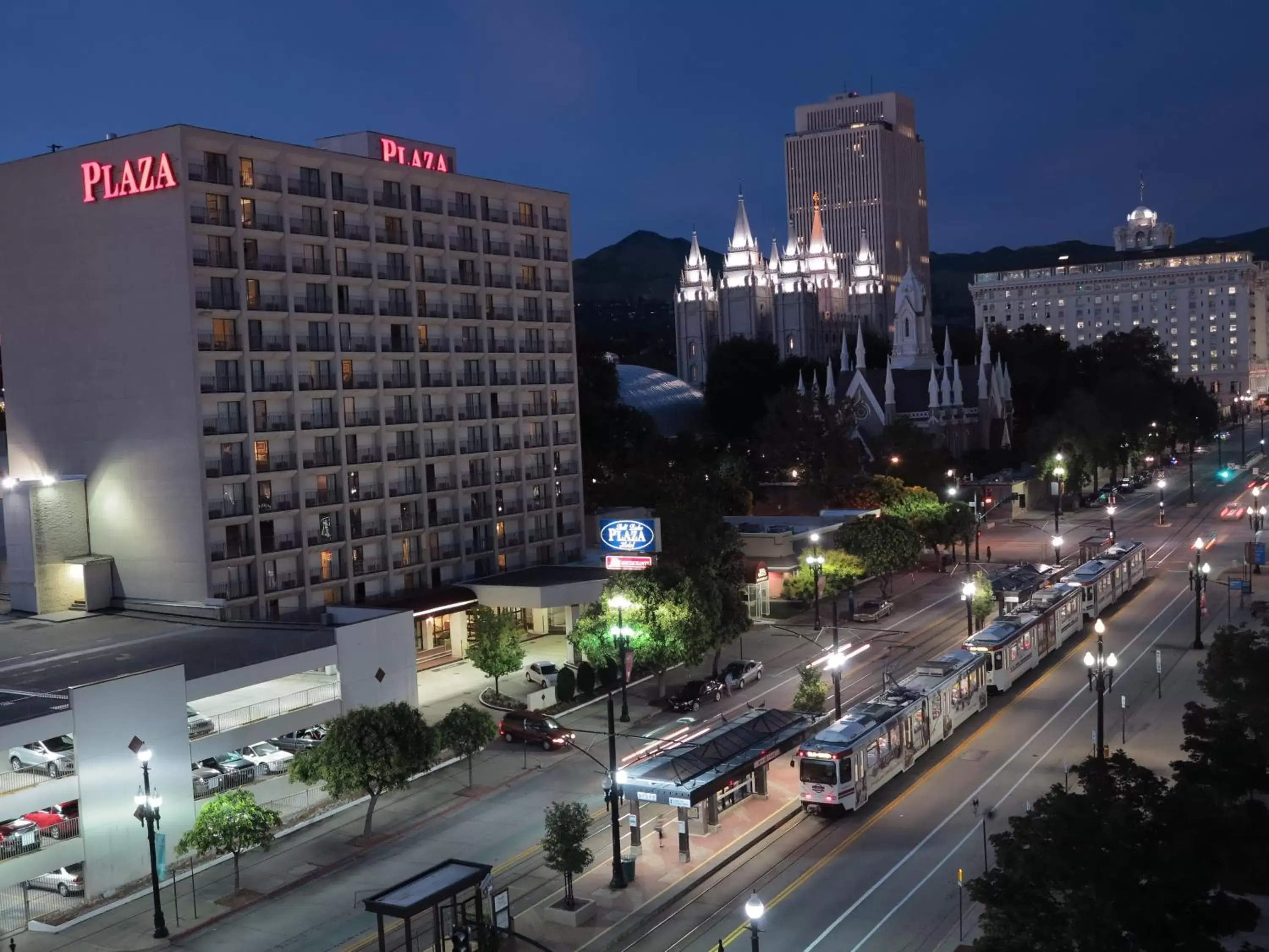 Bird's eye view in Salt Lake Plaza Hotel SureStay Collection by Best Western