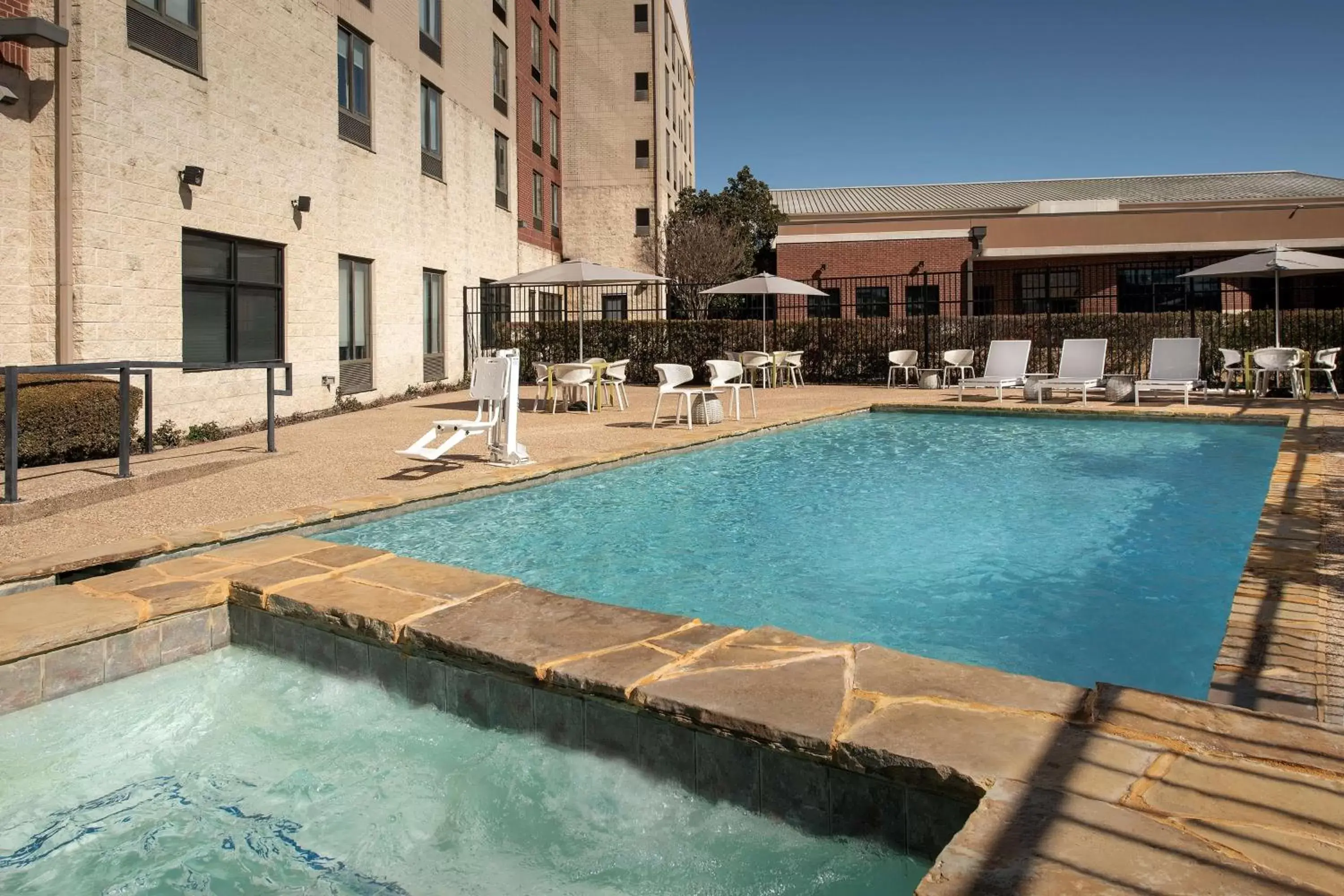 Pool view, Swimming Pool in Hilton Garden Inn Dallas/Duncanville