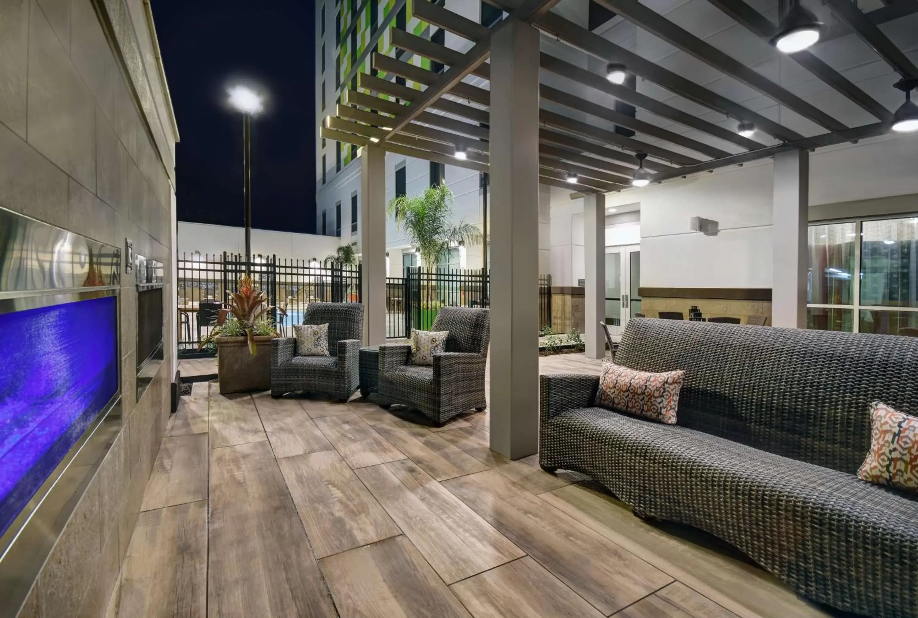 Patio, Swimming Pool in Home2 Suites by Hilton Houston Medical Center, TX