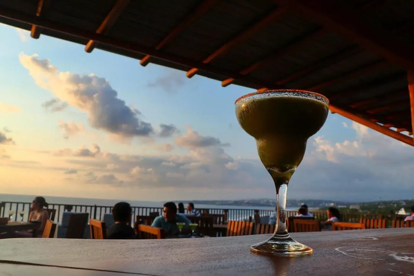 Sunset in Punta Zicatela Hotel