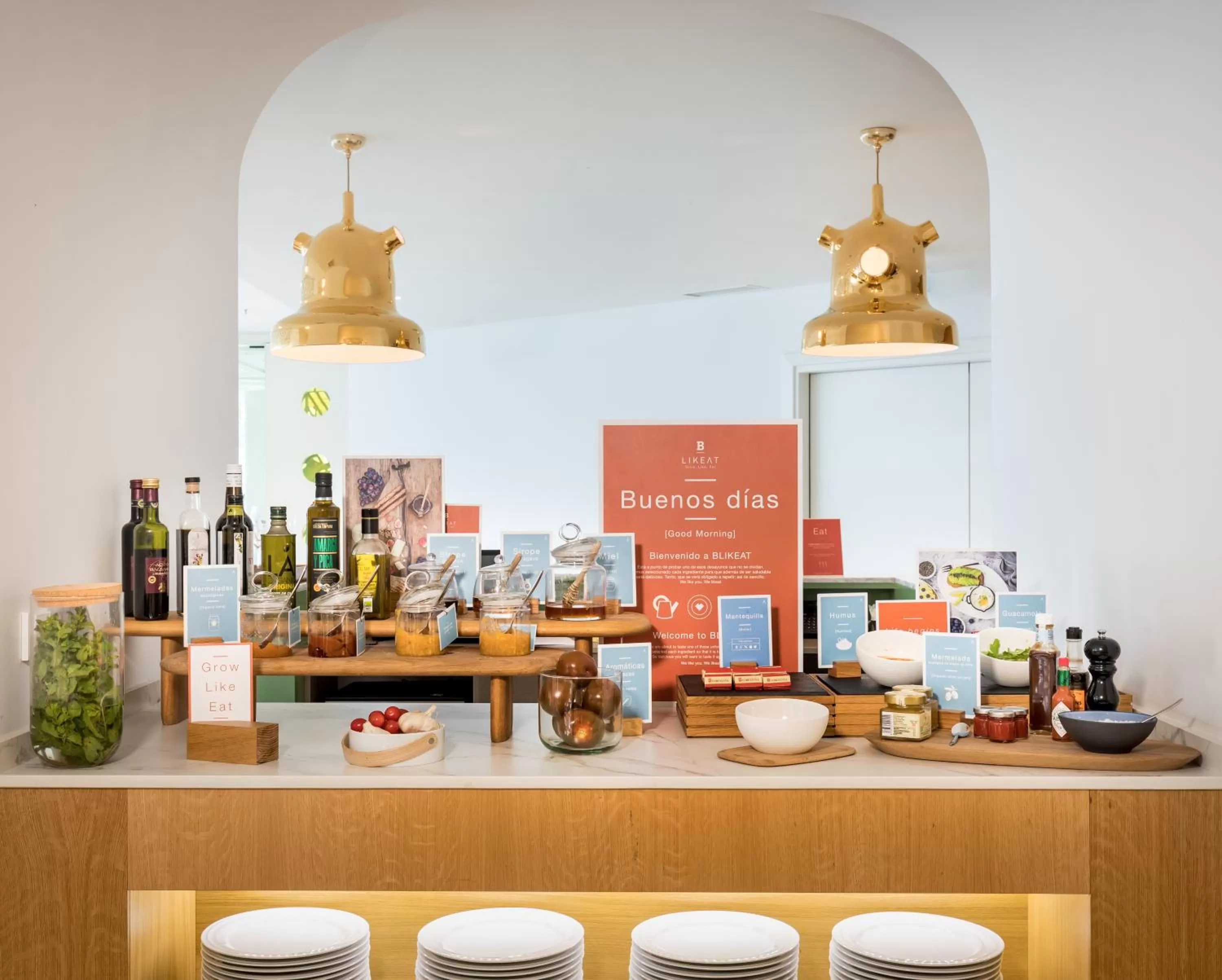 Buffet breakfast in Barceló Torre de Madrid