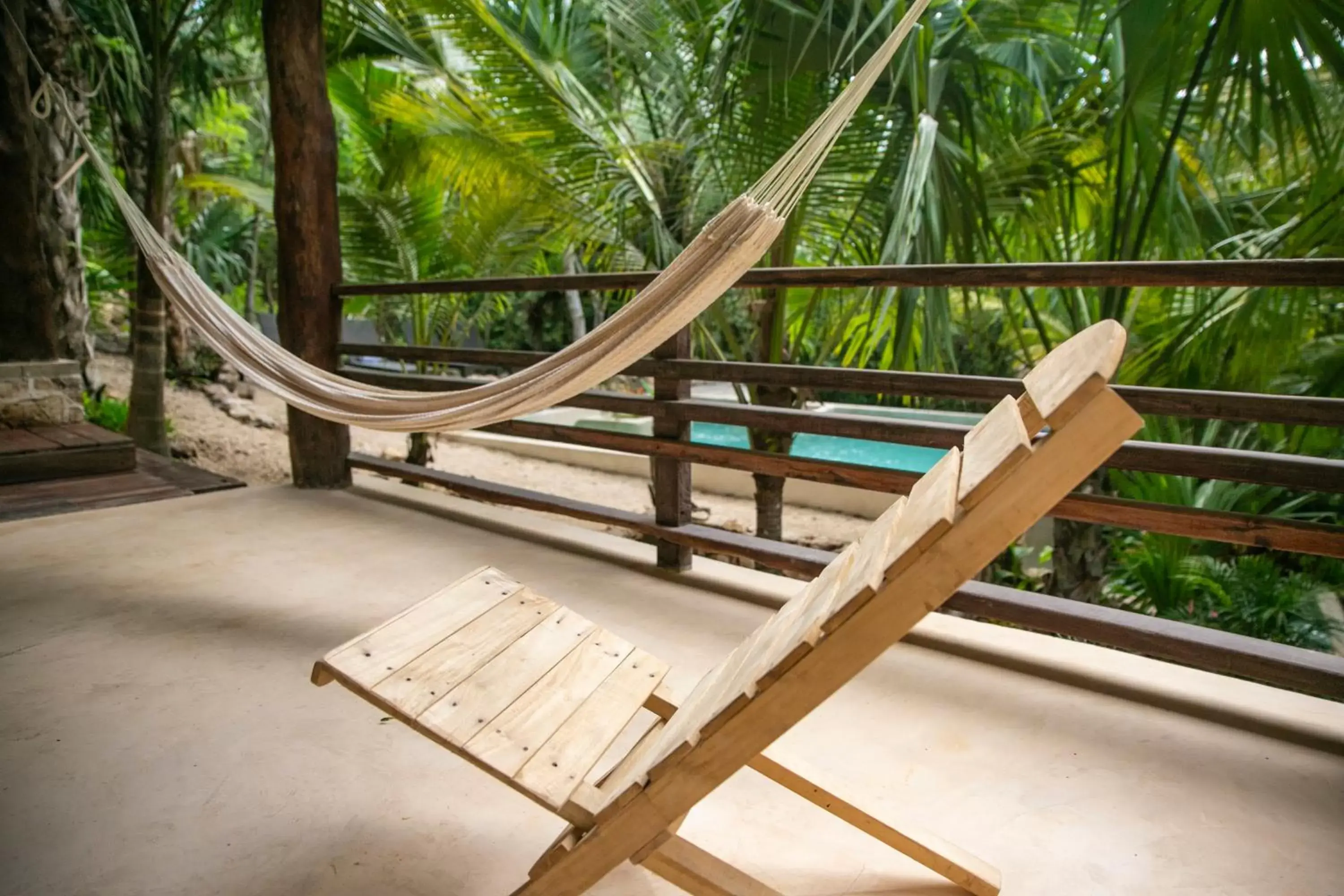 Patio in Hotel Buenavista Bacalar - Yoga & Meditation Included