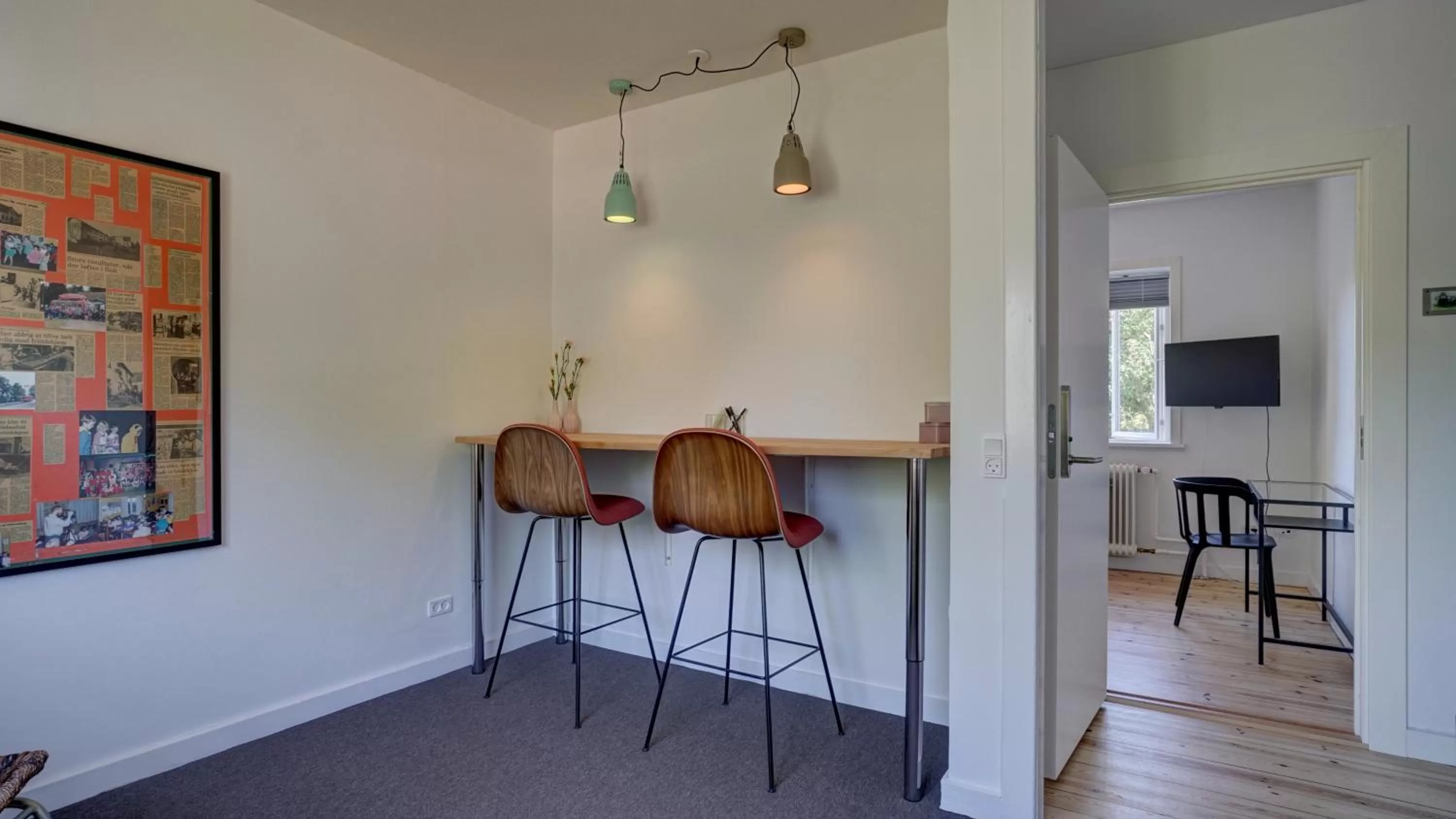 Communal lounge/ TV room in Villa Sofie Bed & Breakfast