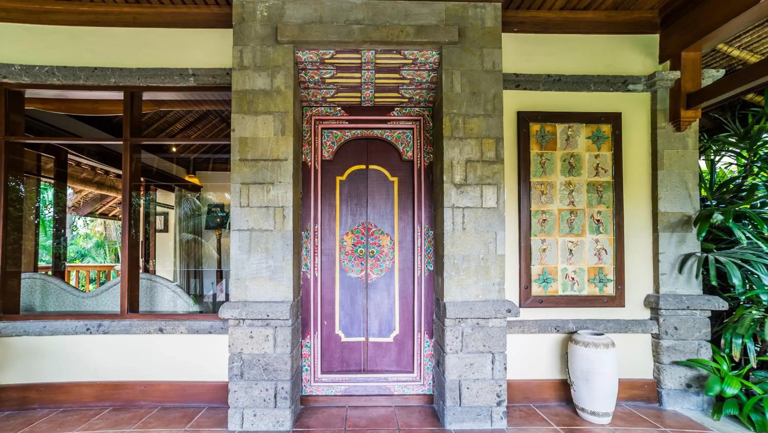 Decorative detail in Kori Ubud Resort, Restaurant & Spa