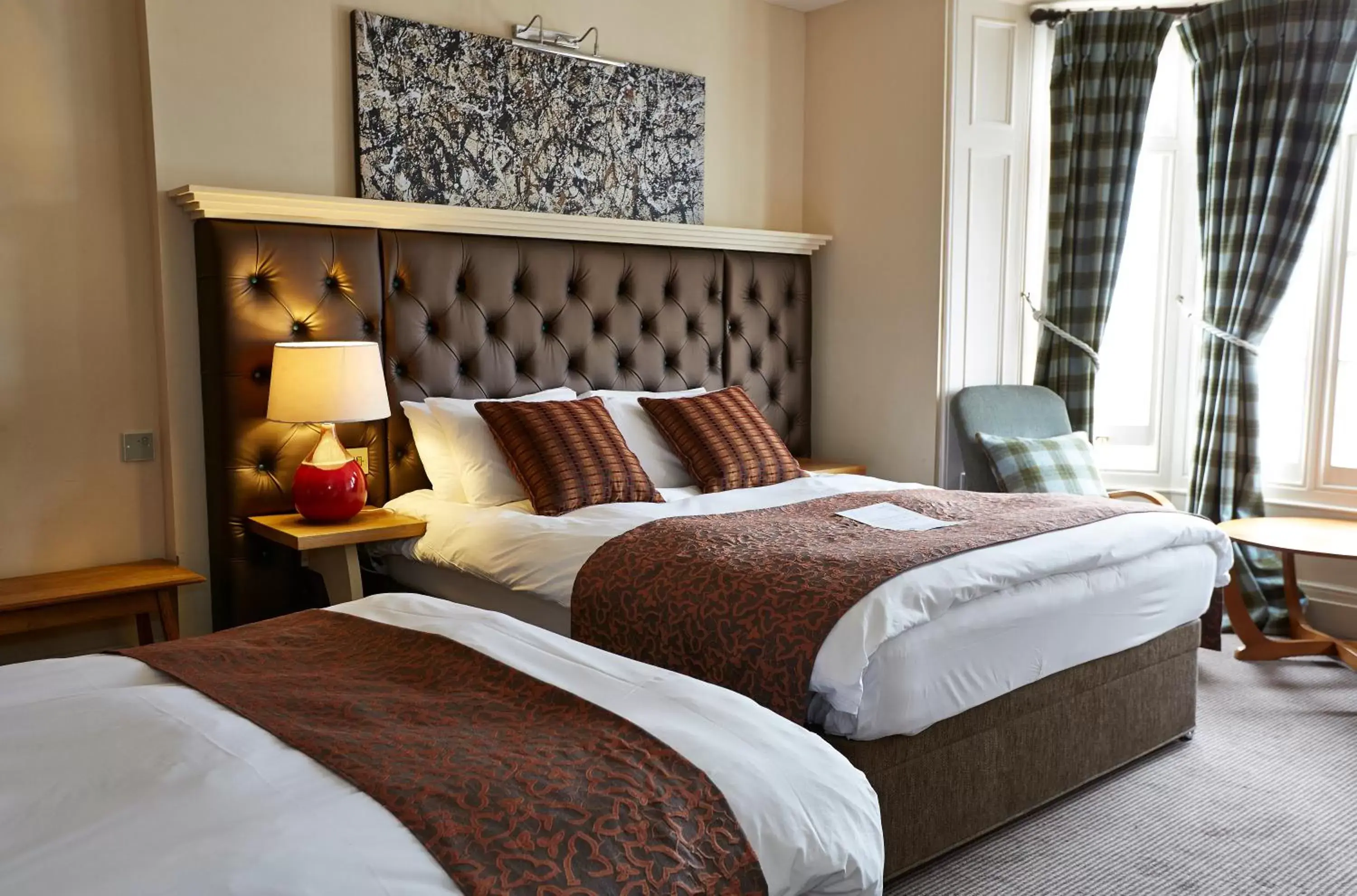 Bedroom, Bed in Ryde Castle by Greene King Inns