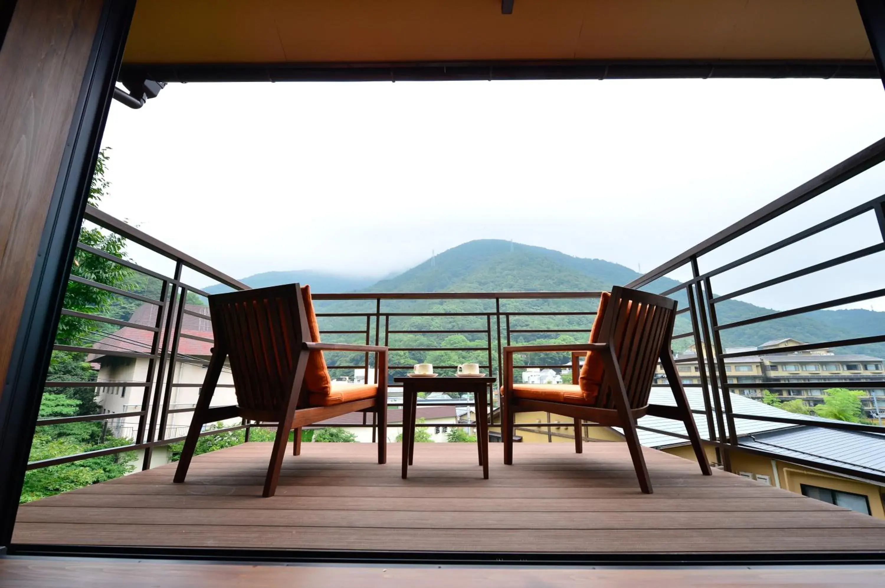 Balcony/Terrace in Hakoneyumoto Onsen Yaeikan