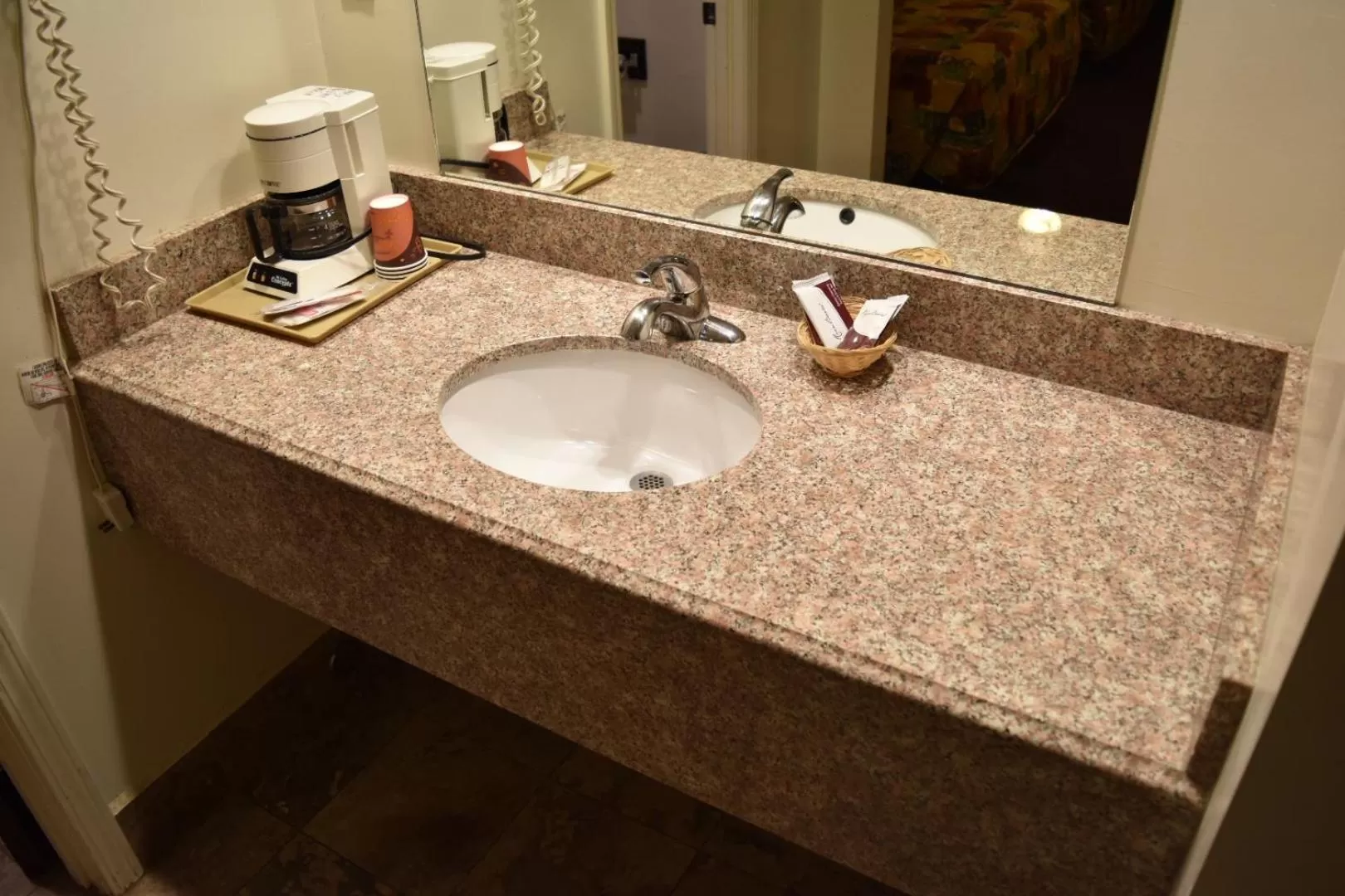 Bathroom in Travelodge by Wyndham Farmington