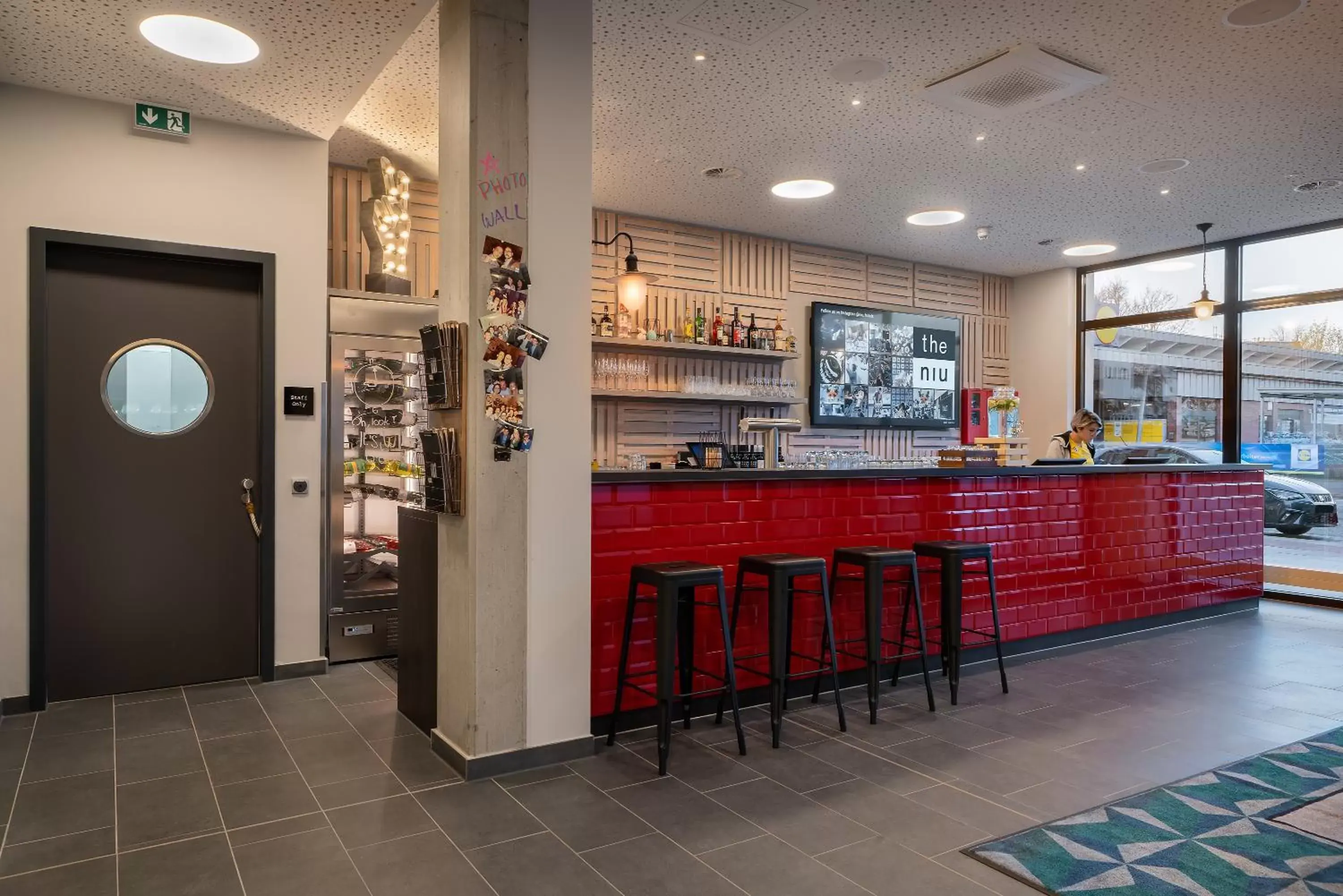 Lobby or reception in Holiday Inn - the niu, Keg Hamburg Ost by IHG Lobby or reception in Holiday Inn - the niu, Keg Hamburg Ost by IHG