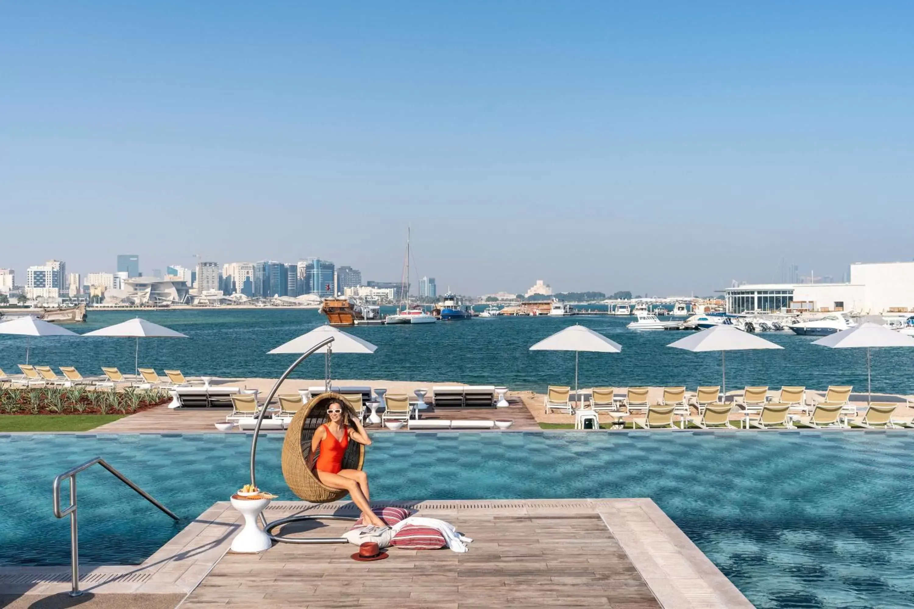 Swimming pool in Rixos Gulf Hotel Doha - All Inclusive