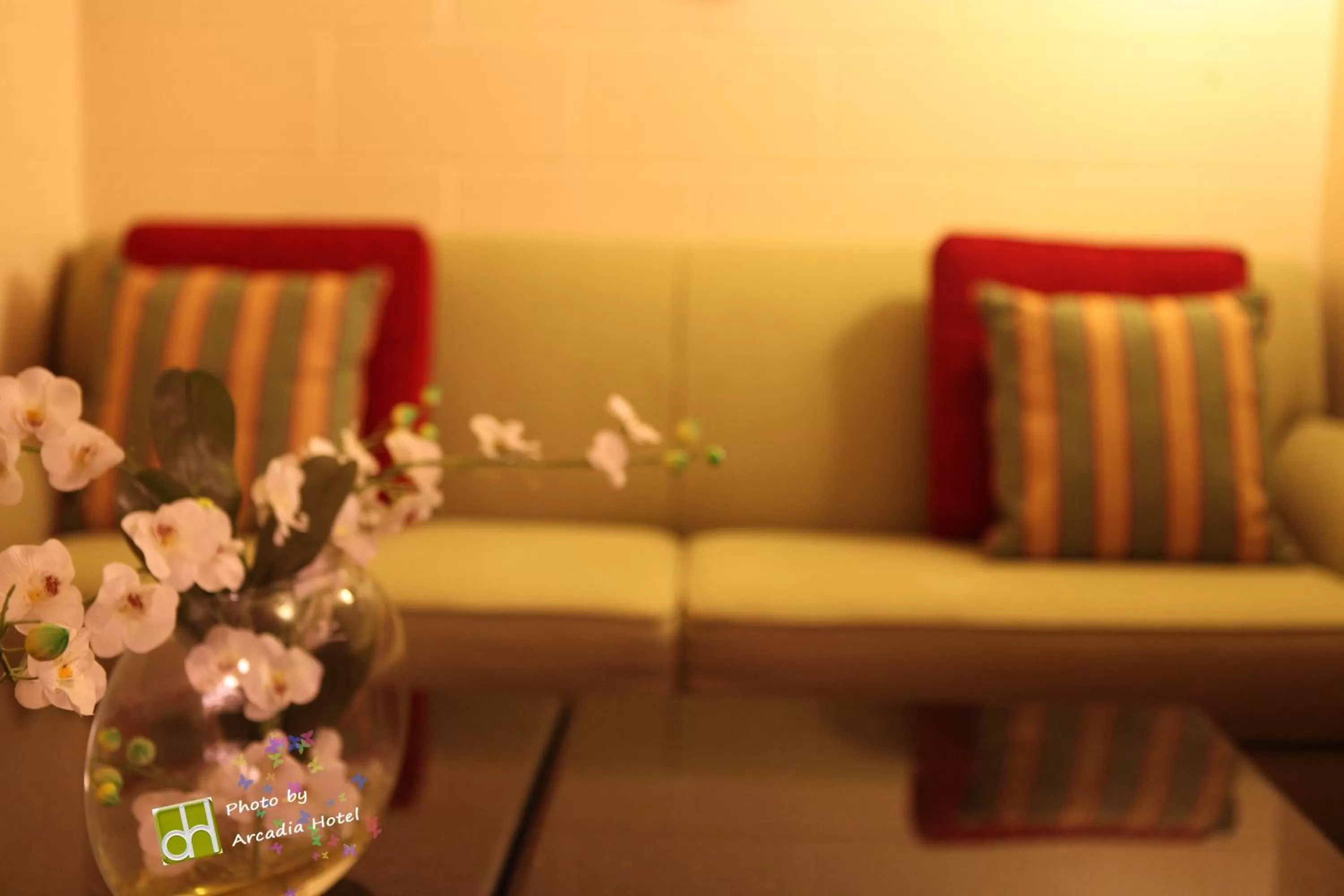 Decorative detail in Arcadia Hotel