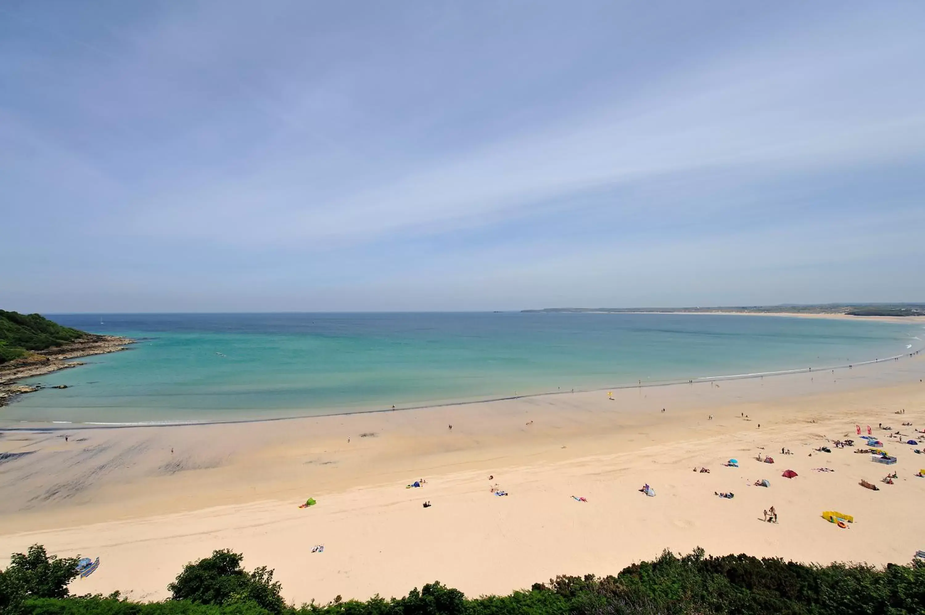 View (from property/room), Beach in Carbis Bay and Spa Hotel