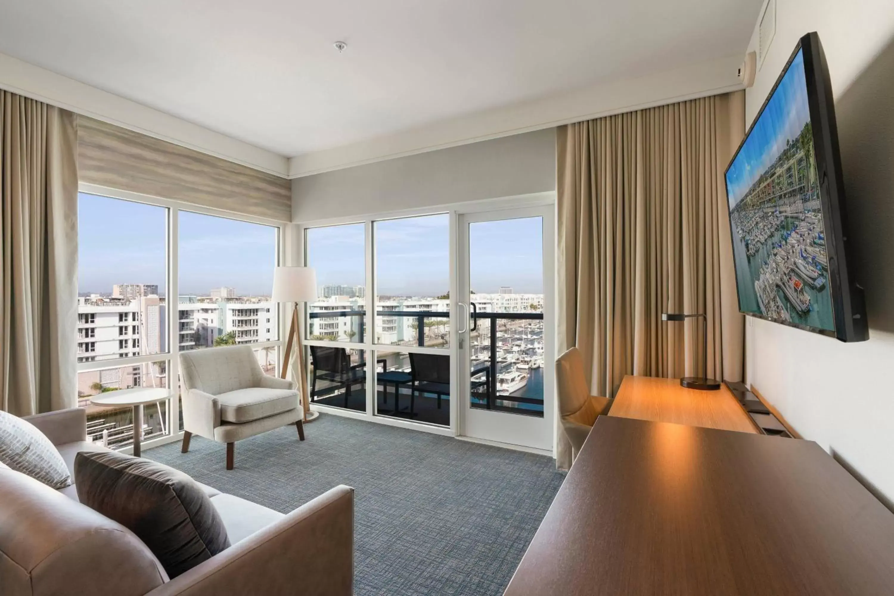 1 Bedroom Suite, 1 King, Water view in Residence Inn by Marriott Marina del Rey
