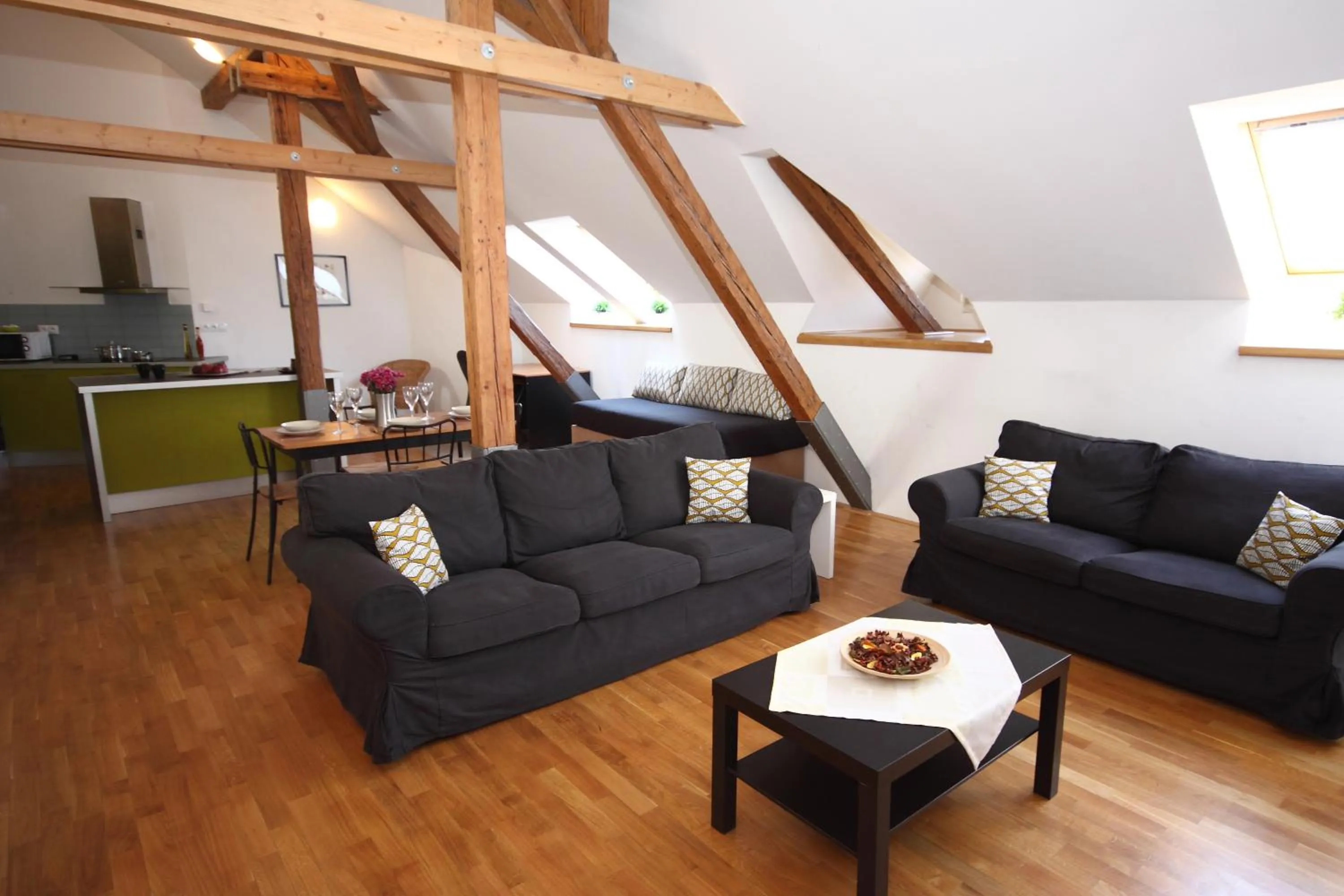Living room in River View Residence