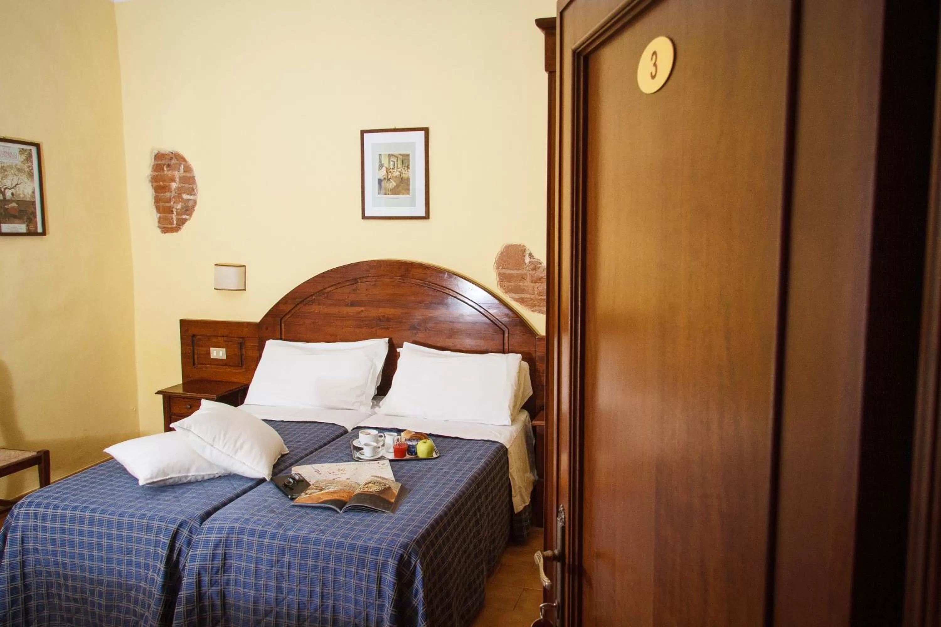 Bedroom, Bed in Hotel Nizza