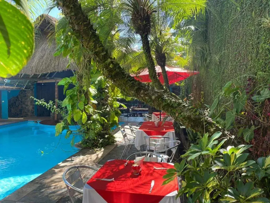 Pool View in Hotel Camino Surreal Xilitla