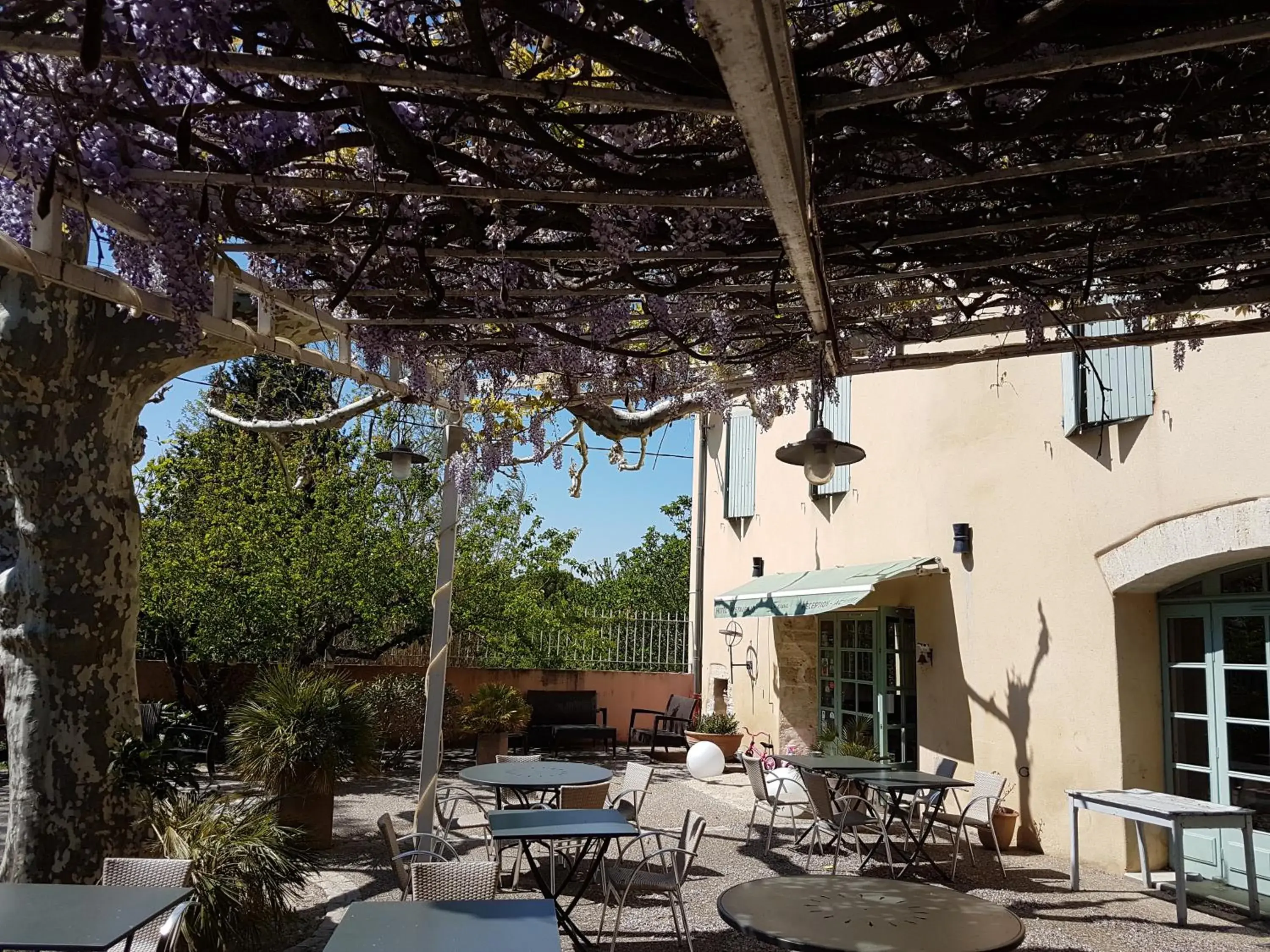 Patio, Restaurant/Places to Eat in Hotel Restaurant la Ferme