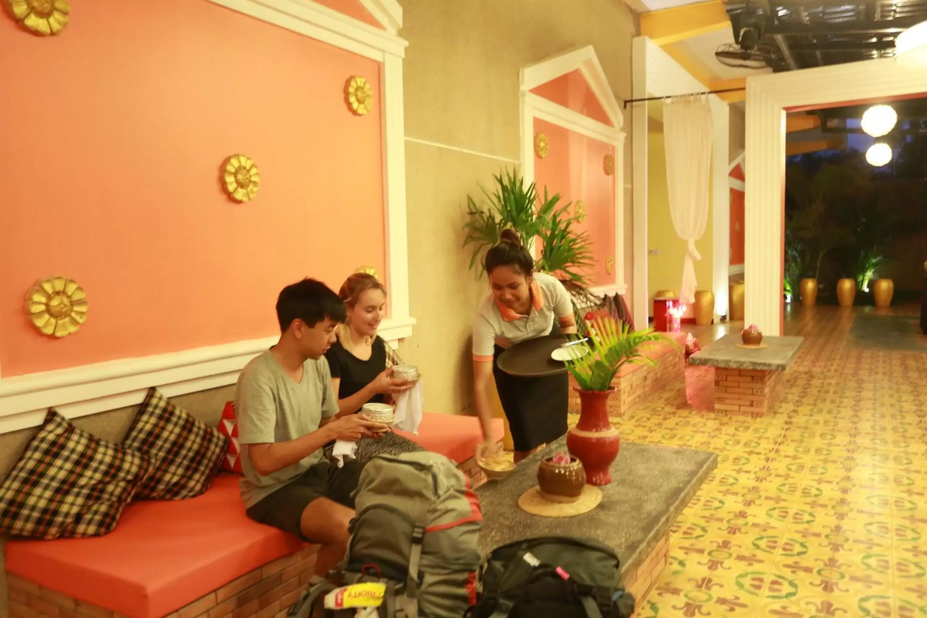 Lobby or reception in Central Indochine D'angkor Hotel Lobby or reception in Central Indochine D'angkor Hotel