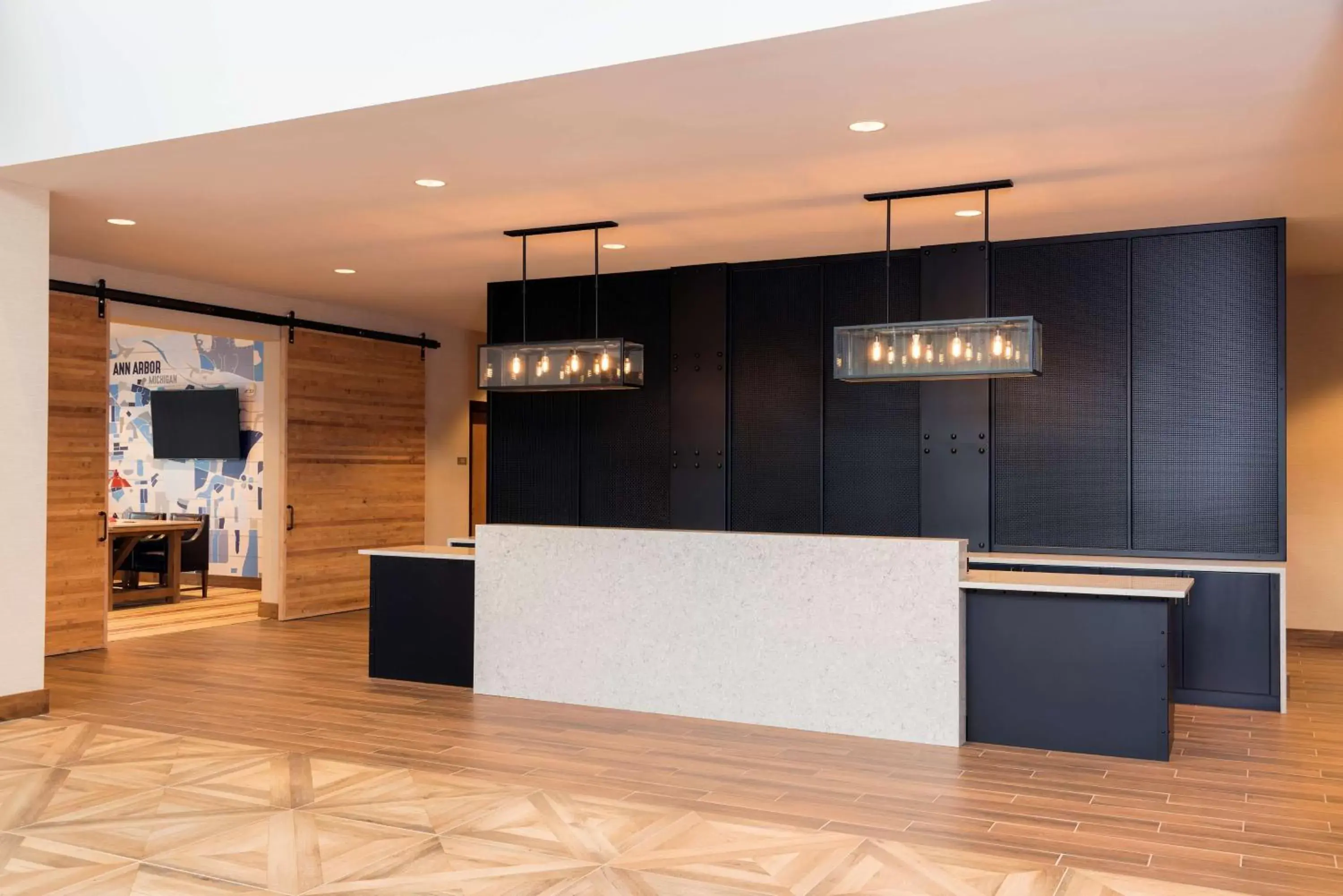 Lobby or reception in Hyatt Place Ann Arbor Lobby or reception in Hyatt Place Ann Arbor