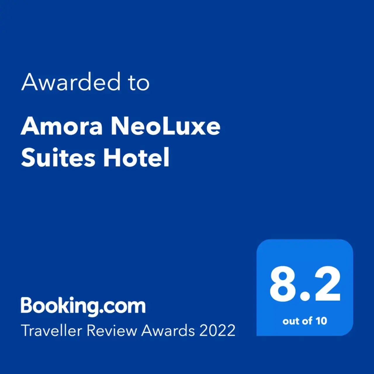 Certificate/Award, Logo/Certificate/Sign/Award in Amora NeoLuxe Suites Hotel