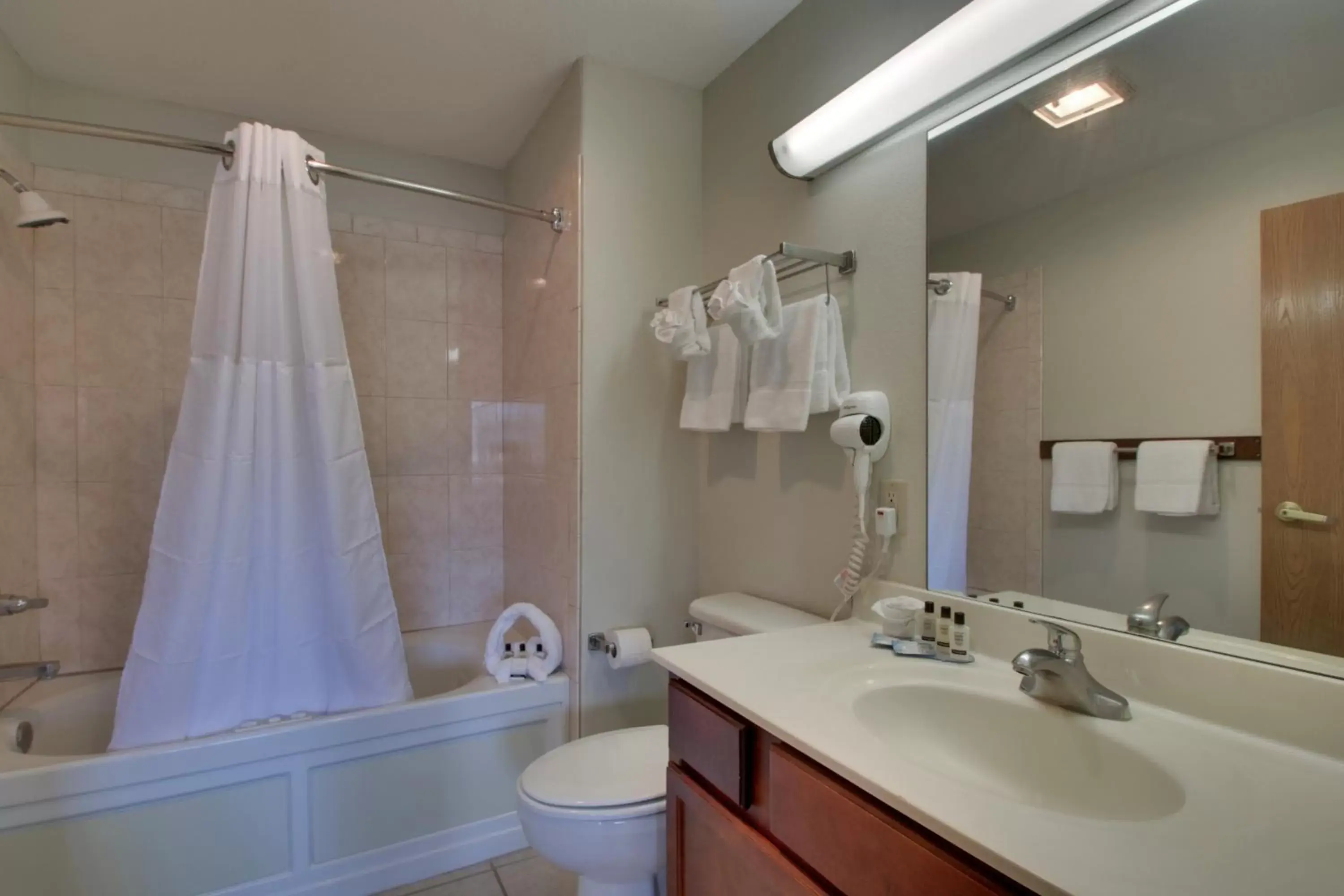 Bathroom in All Towne Suites