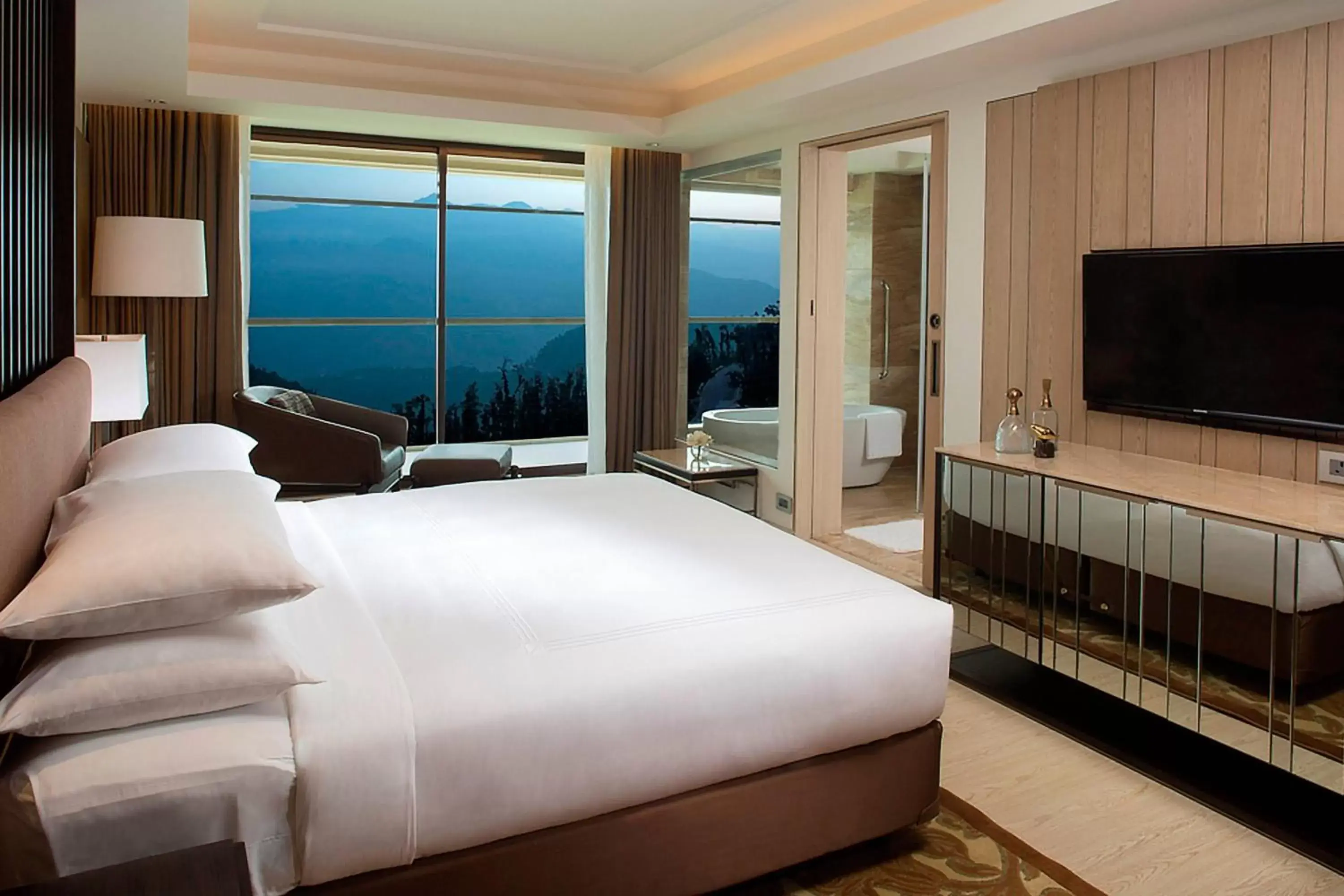 Bedroom in JW Marriott Mussoorie Walnut Grove Resort & Spa