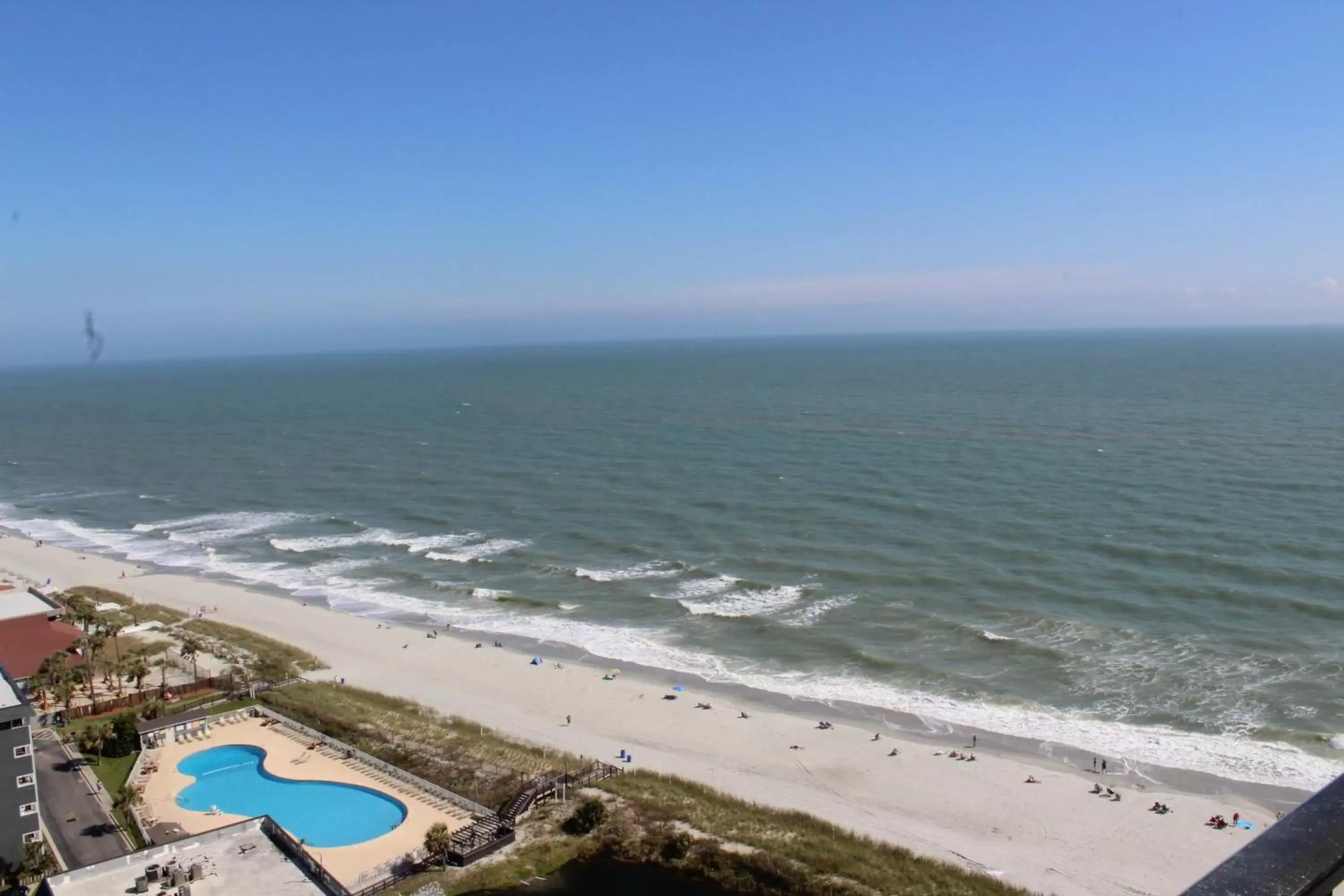 Balcony/Terrace, Bird's-eye View in Myrtle Beach Resort