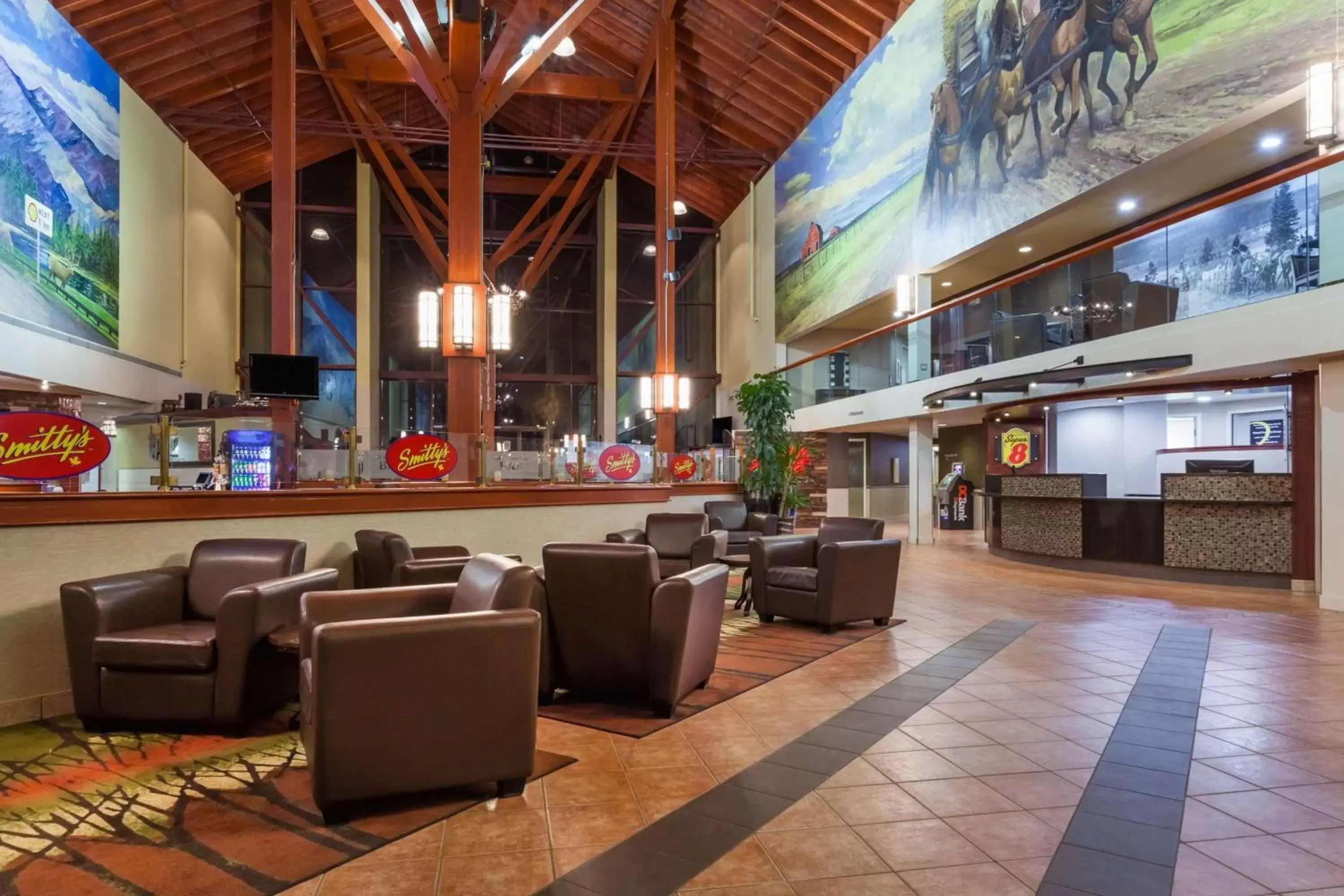 Lobby or reception in Super 8 by Wyndham Sherwood Park/Edmonton Area