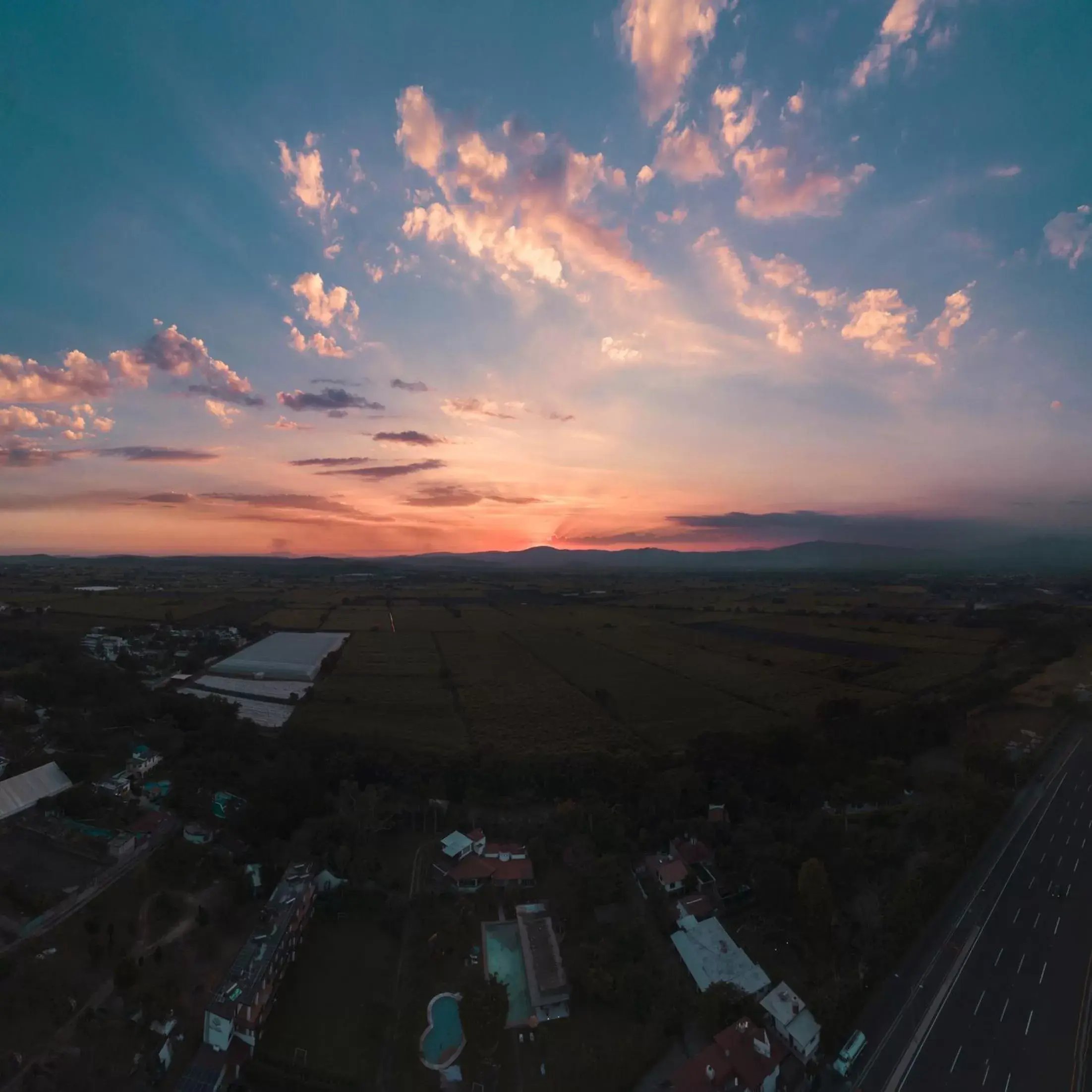 Bird's eye view in Hotel Quinta Moctezuma