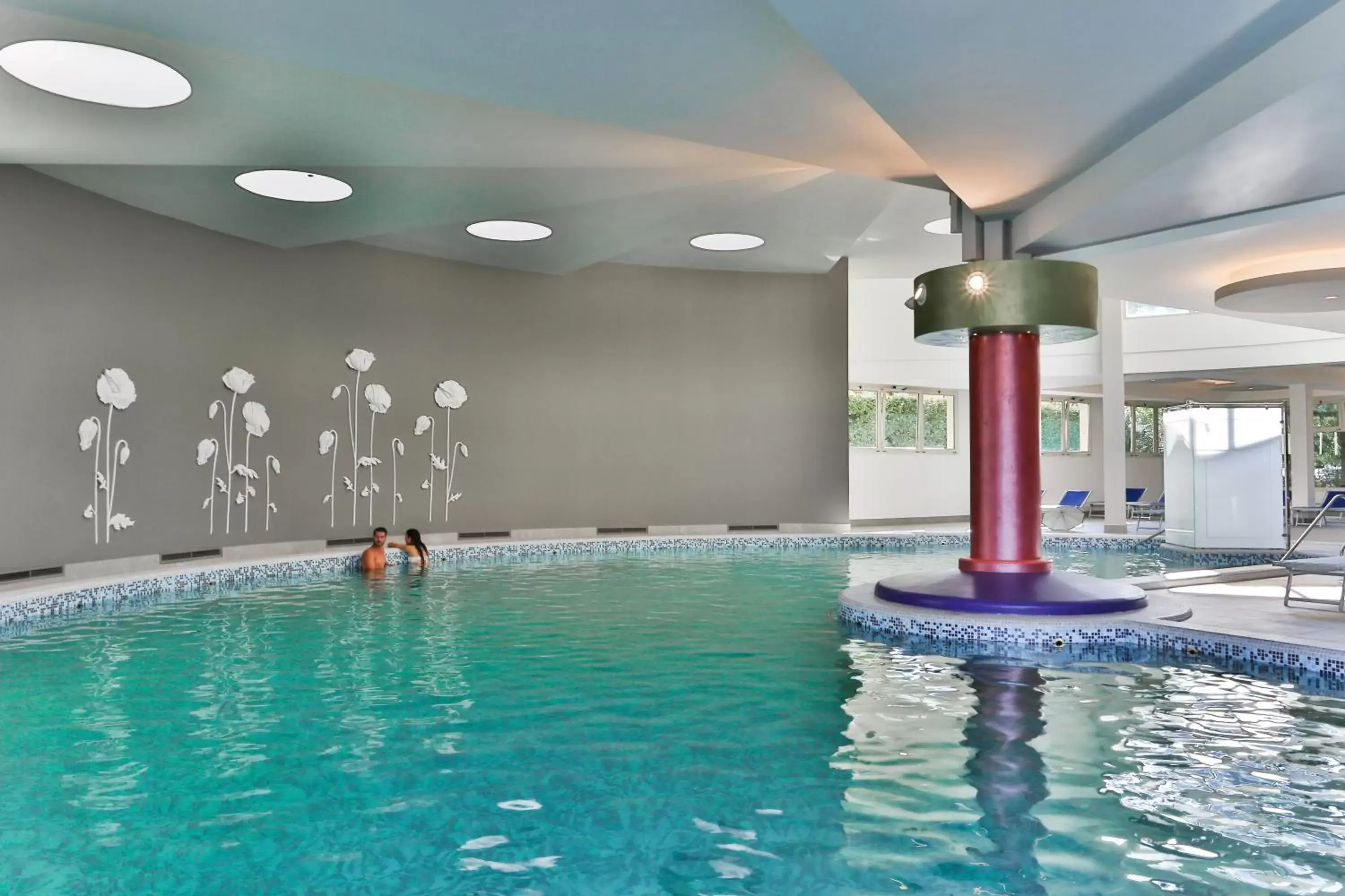 Swimming pool in Hotel Savoia Thermae & SPA Swimming pool in Hotel Savoia Thermae & SPA