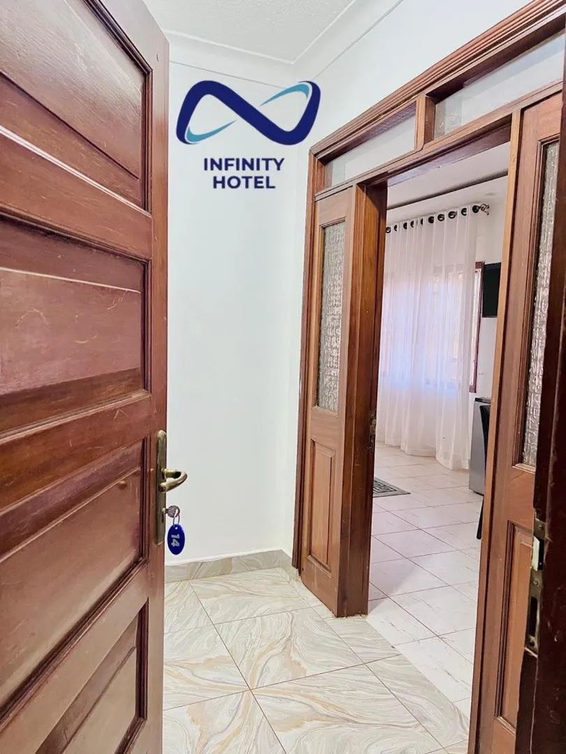 Facade/entrance in Infinity Hotel Kampala