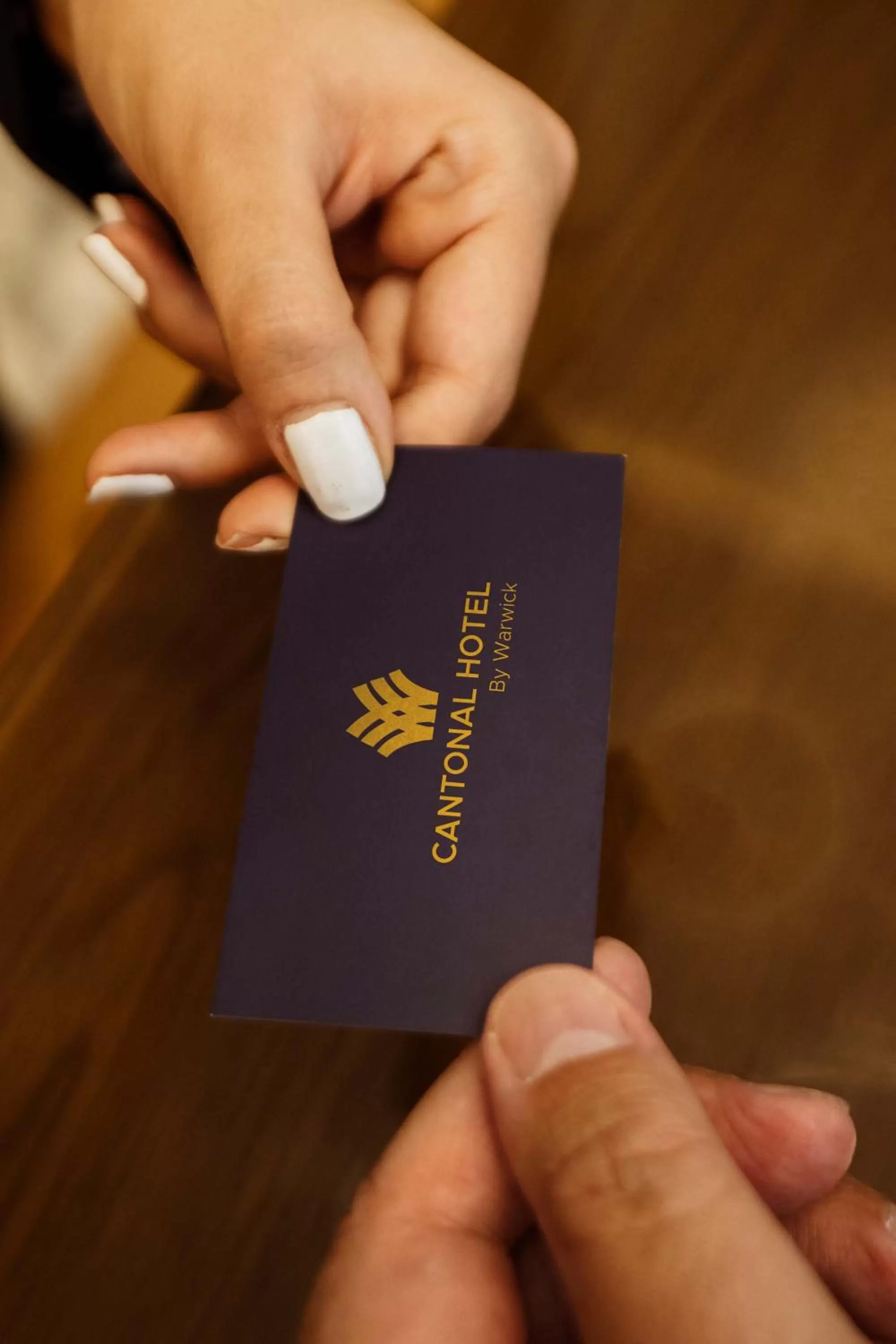 Logo/Certificate/Sign in Cantonal Hotel by Warwick