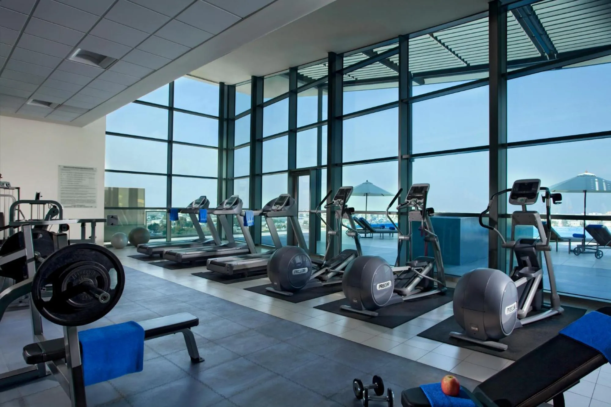 Fitness centre/facilities in Ascott Park Place Dubai