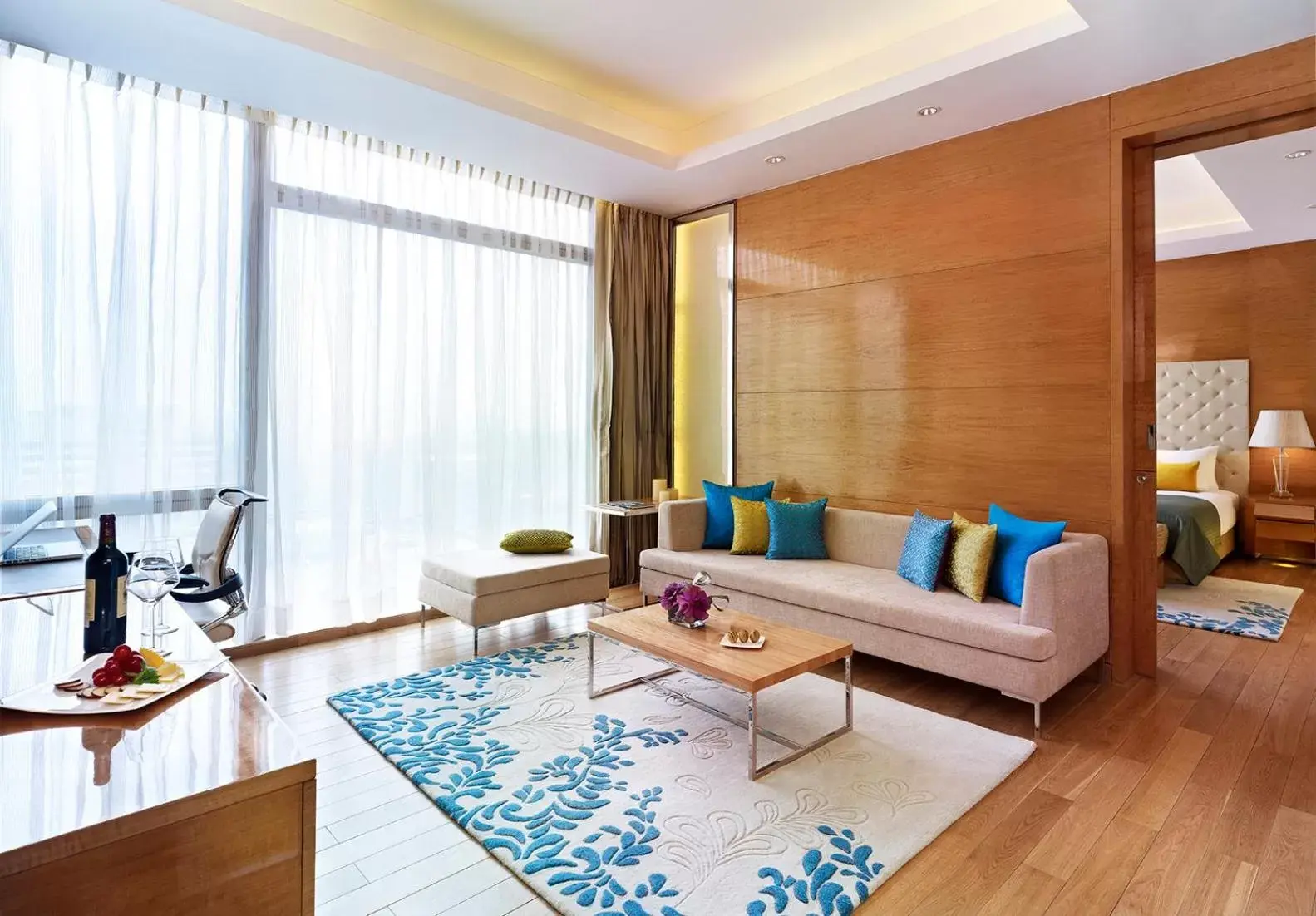 Living room, Seating Area in Taj City Centre Gurugram