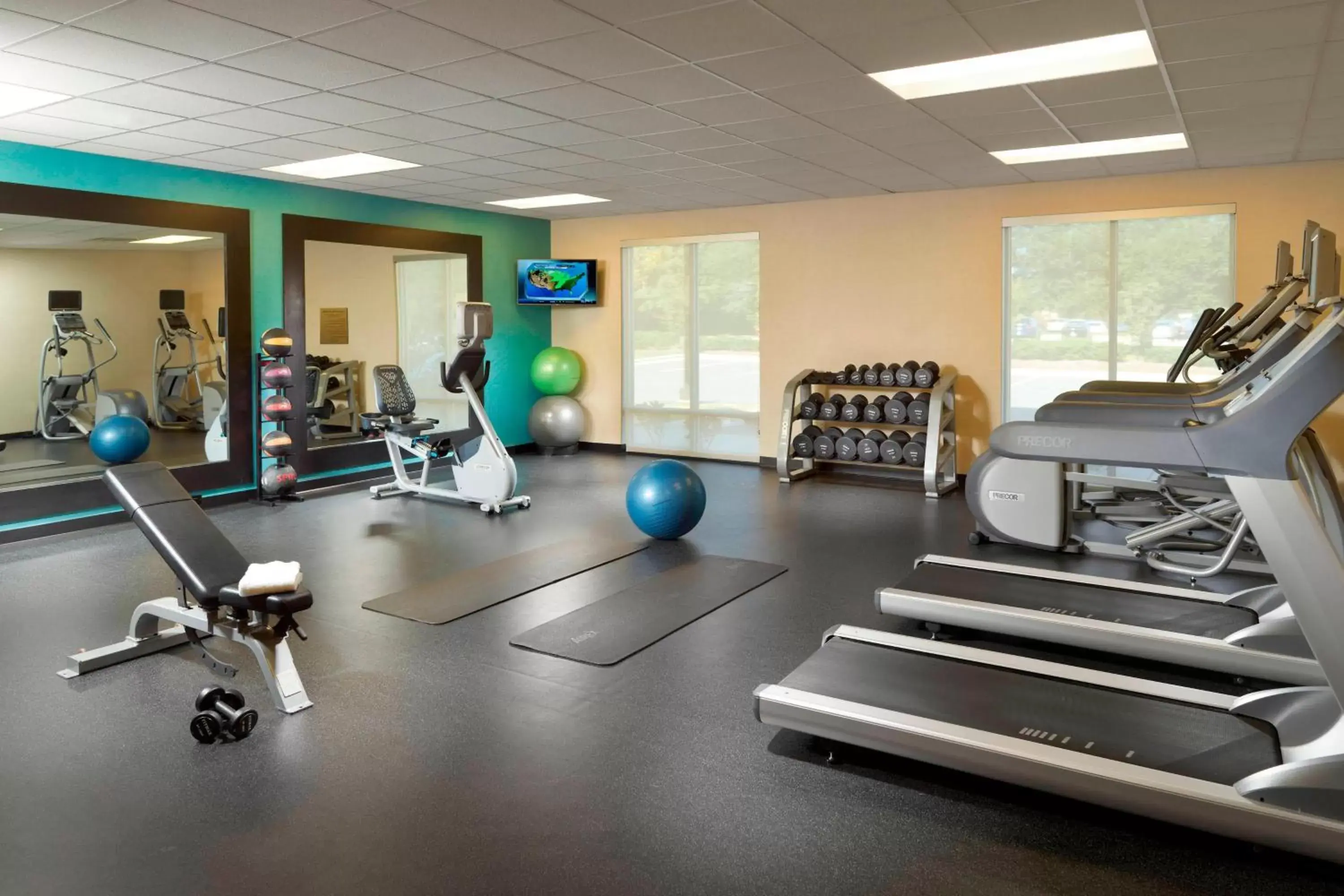 Fitness centre/facilities, Fitness Center/Facilities in Fairfield Inn & Suites by Marriott Fayetteville North