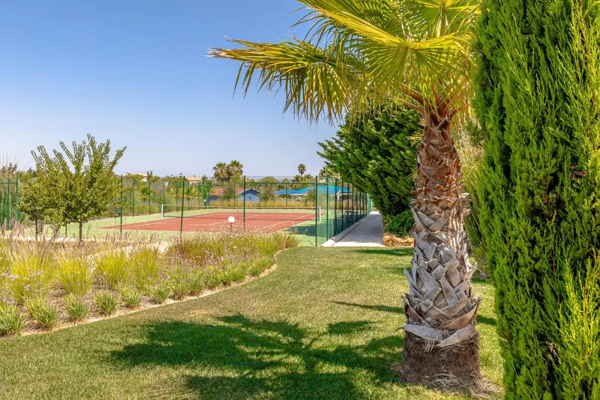 Tennis court, Garden in Aldeia Azul Resort