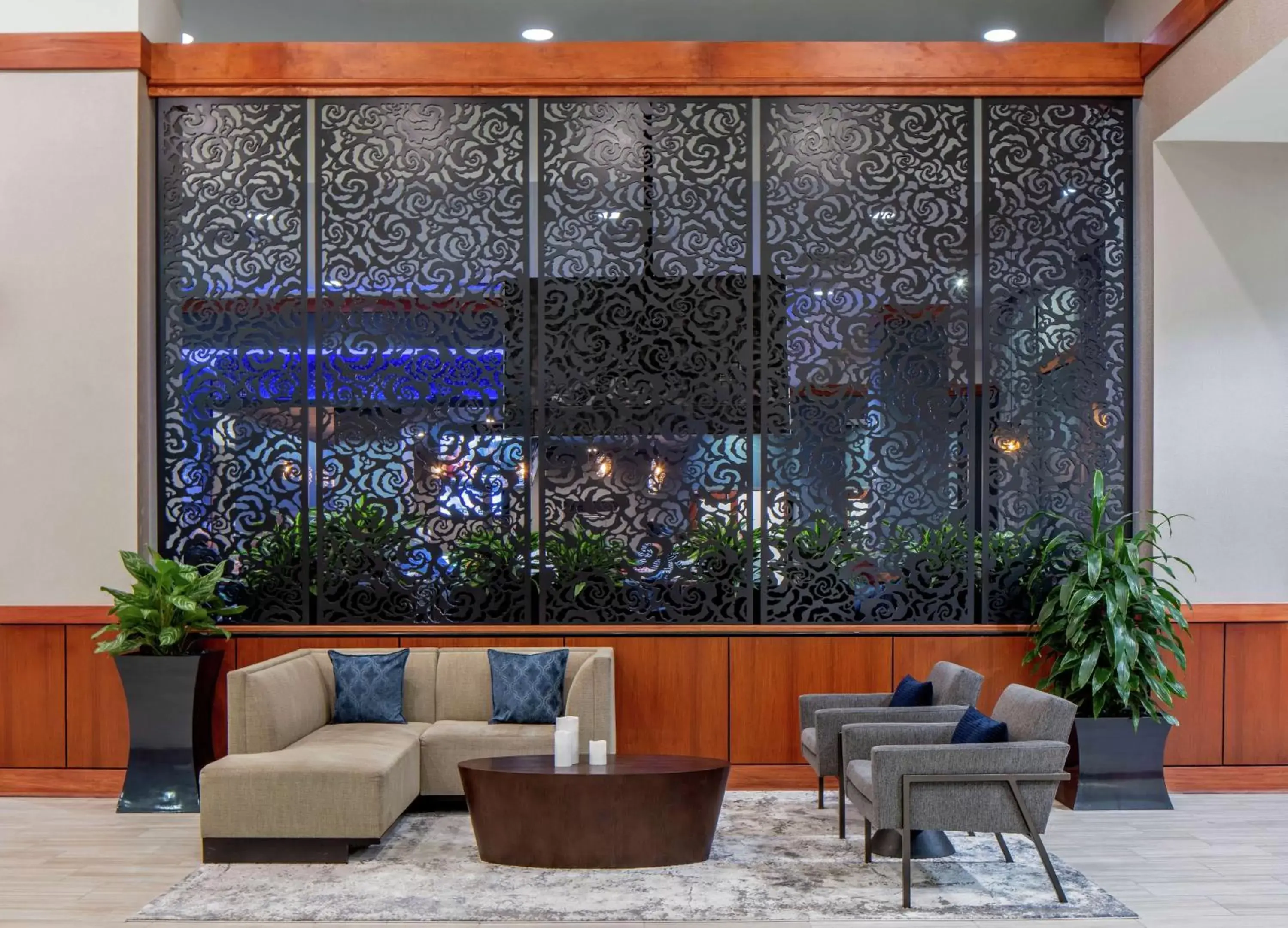 Lobby or reception in Hilton Shreveport