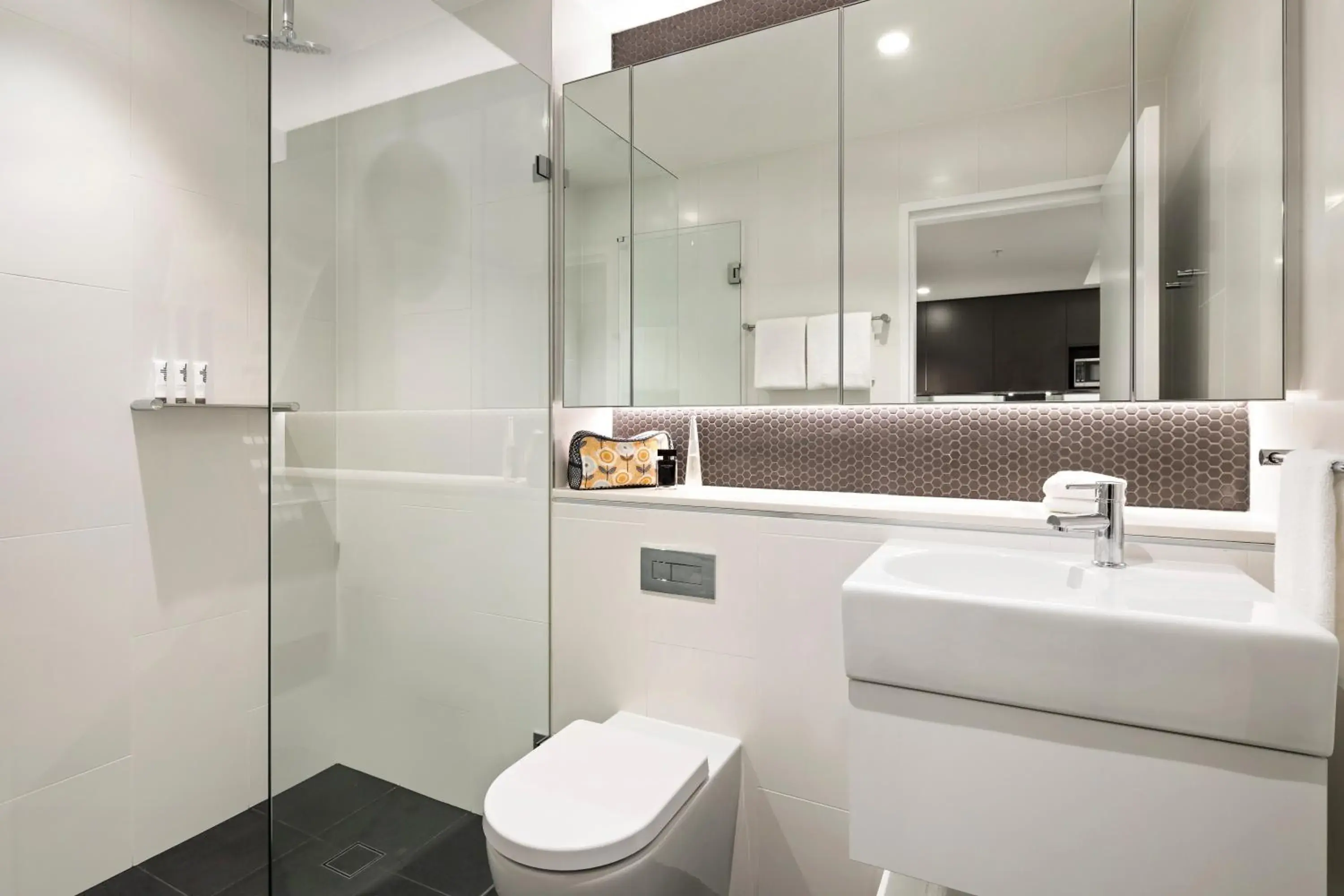Shower, Bathroom in Quest North Sydney