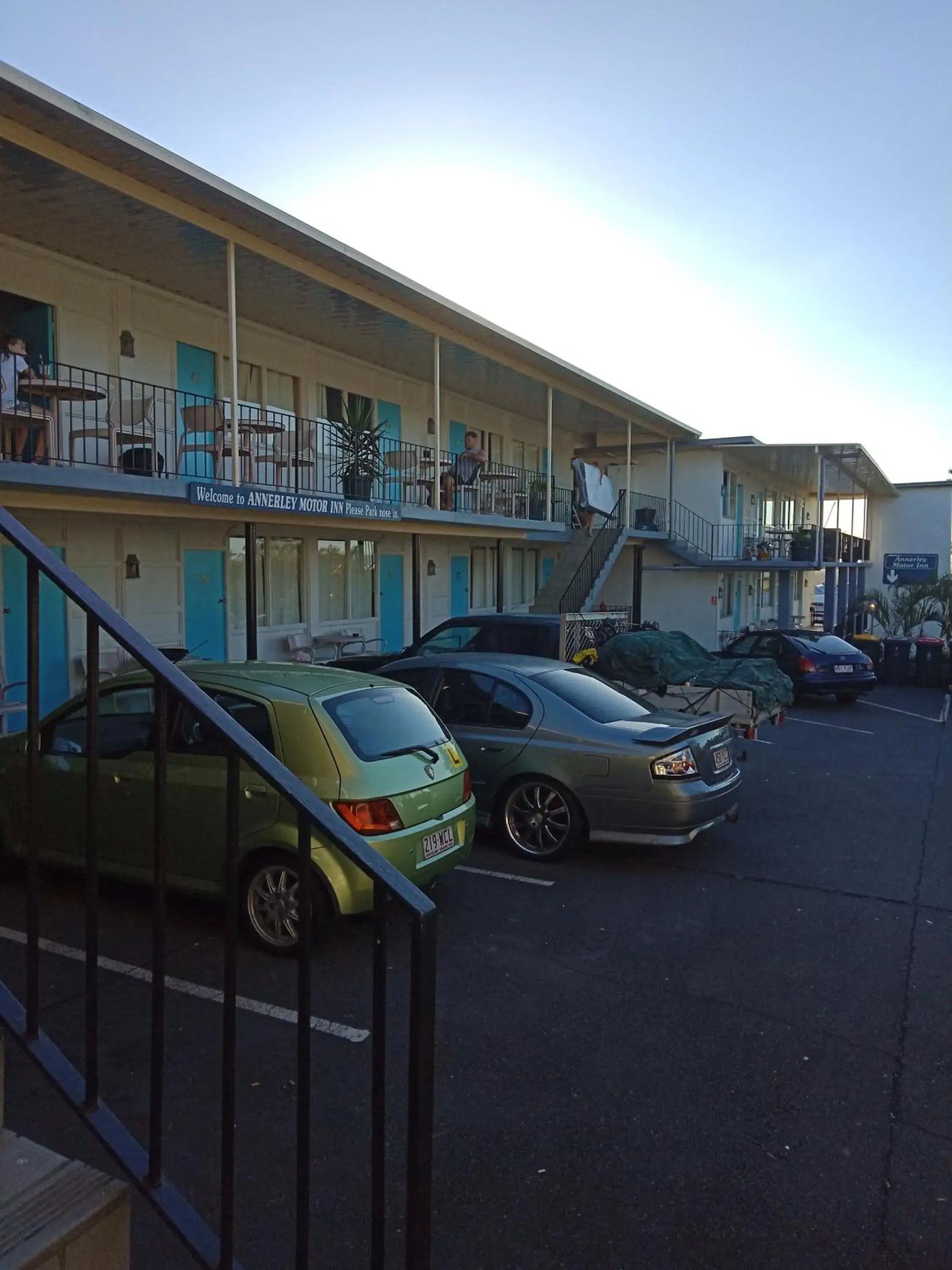 Balcony/Terrace, Property Building in Annerley Motor Inn